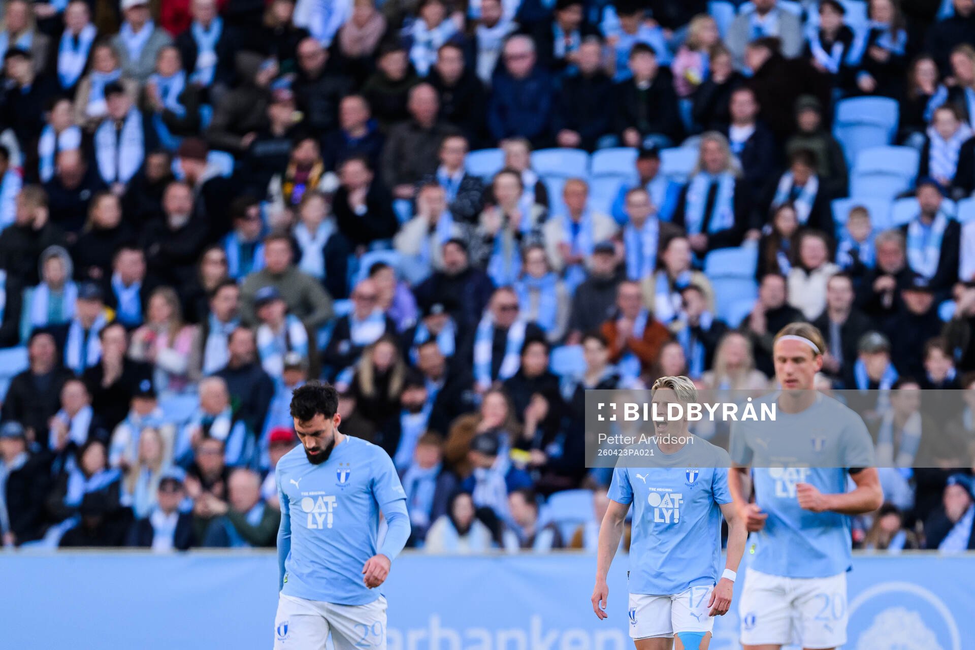 Malmö FFs Sead Haksabanovic, Jens Stryger Larsen och Erik