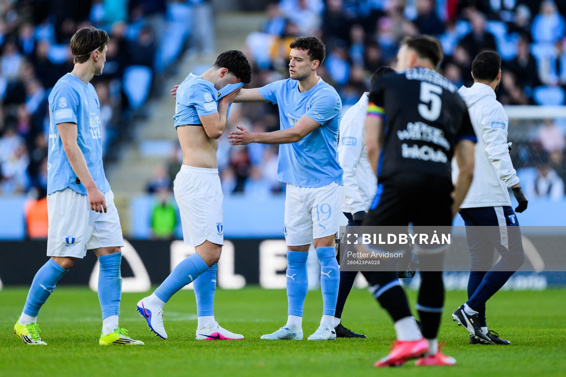 Malmö FFs Bleon Kurtulus och Colin Rösler