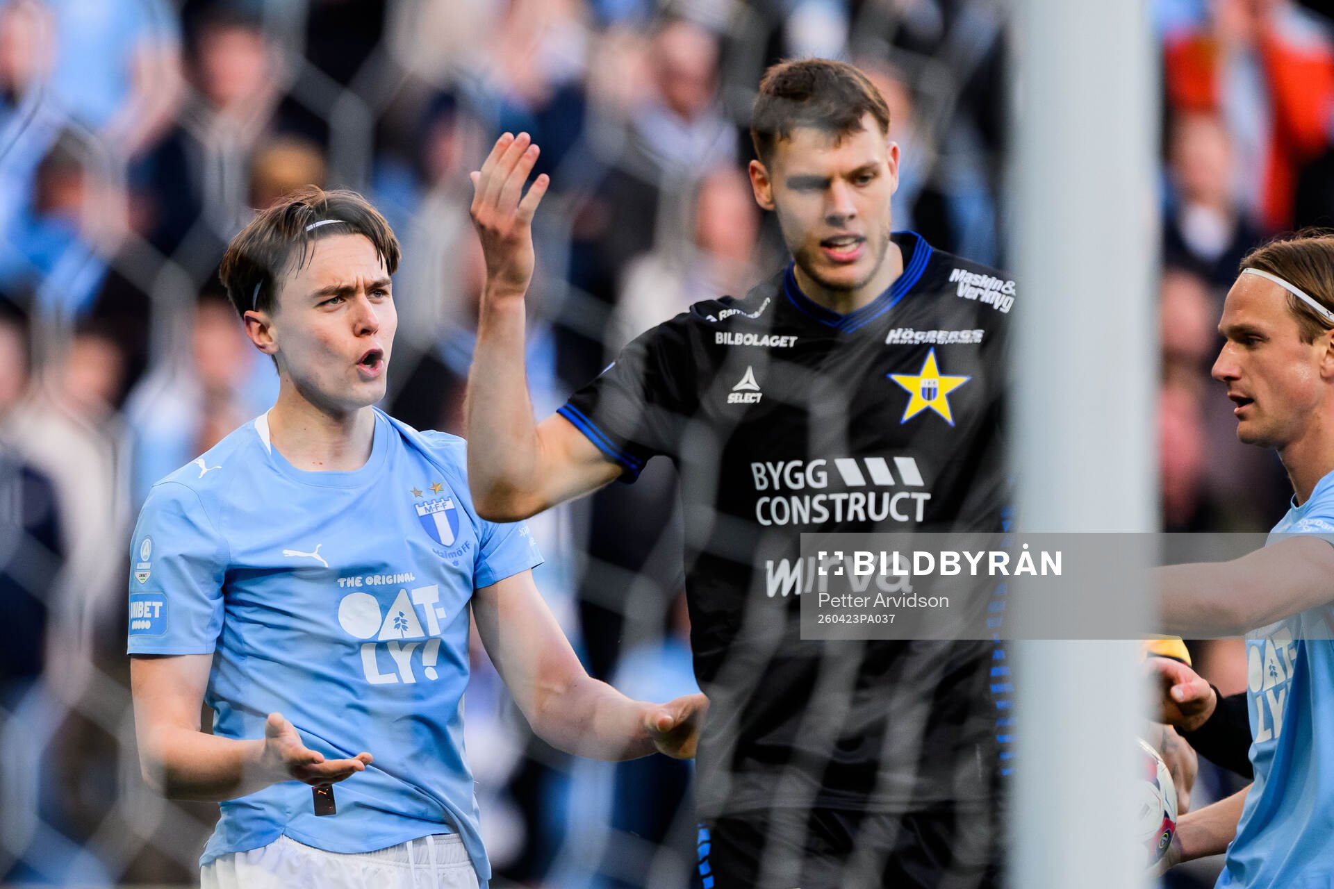 Malmö FFs Oscar Sjöstrand och Sirius Tobias Anker