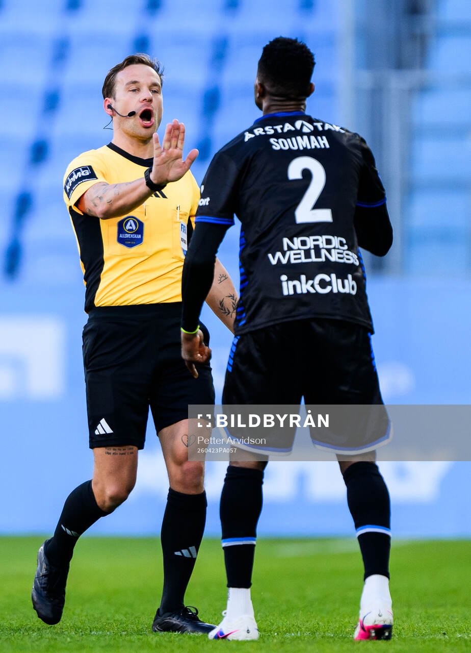 Domare Kristoffer Karlsson och Sirius Mohamed Soumah