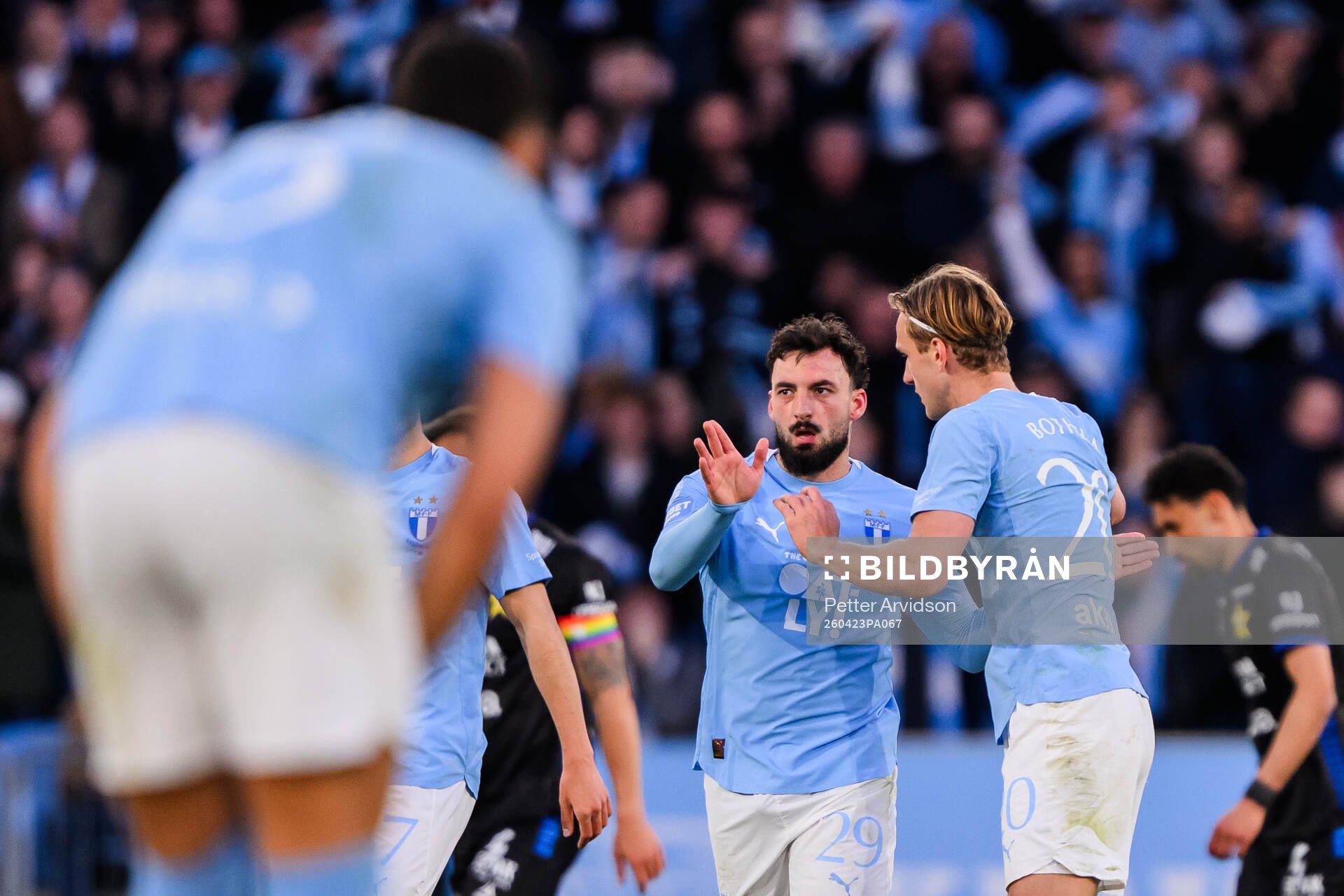Malmö FFs Sead Haksabanovic jublar