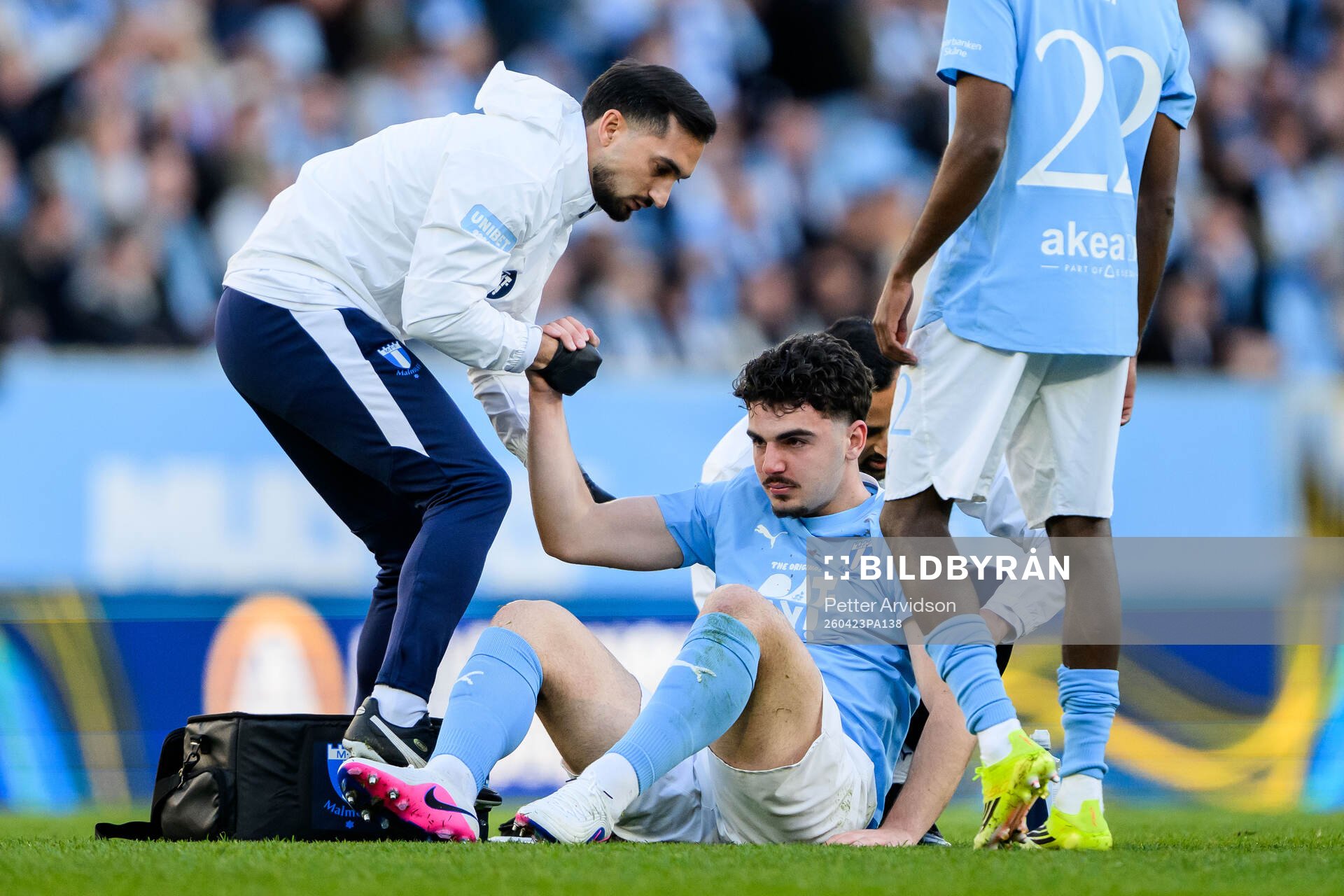 Malmö FFs Bleon Kurtulus skadad