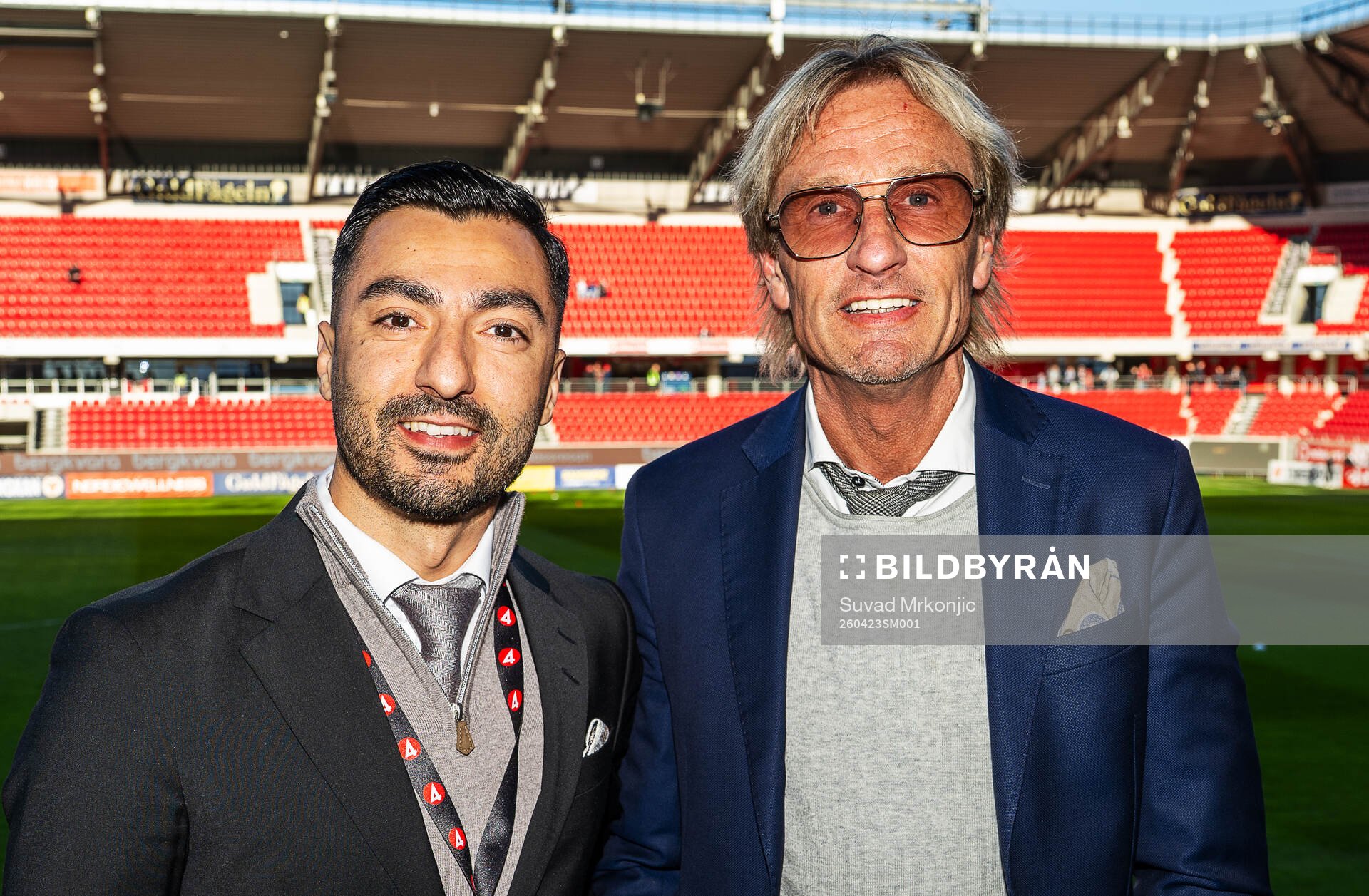 TV4s kommentatorer Jiloan Hamad och Patrik Westberg