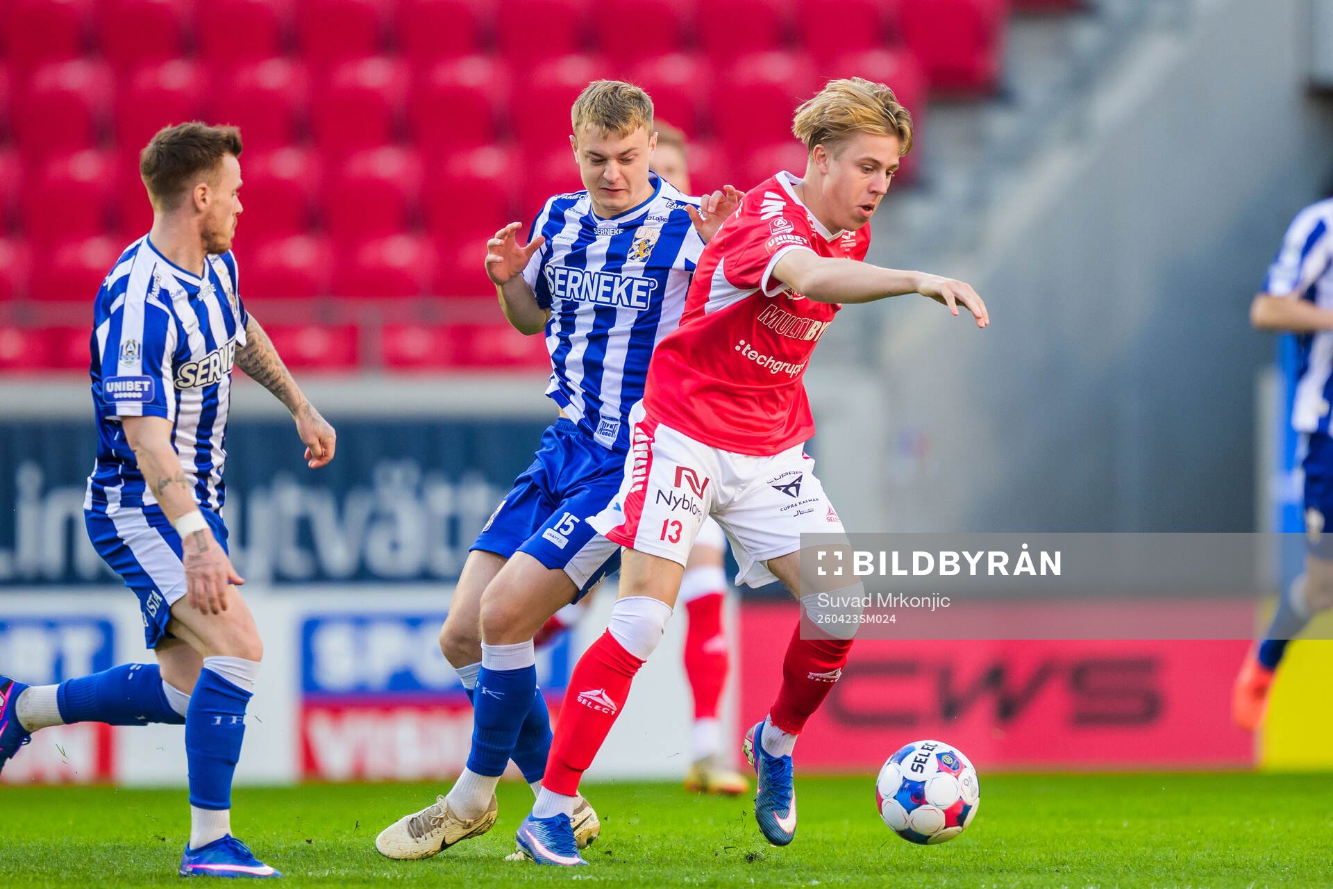 IFK Göteborgs David Kruse och Kalmars Charlie Rosenqvist