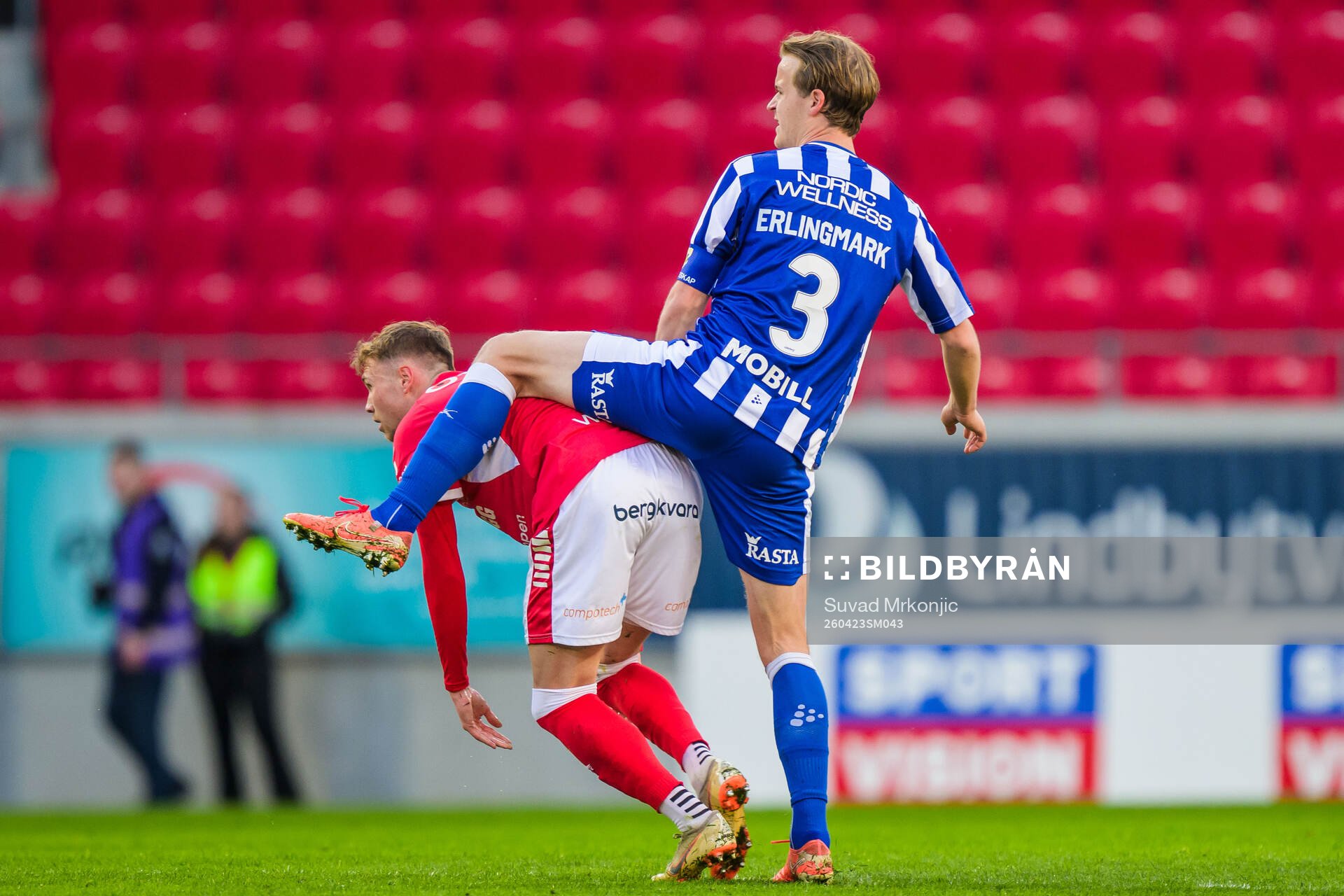 Kalmars Vilmer Tyrén och IFK Göteborgs August Erlingmark