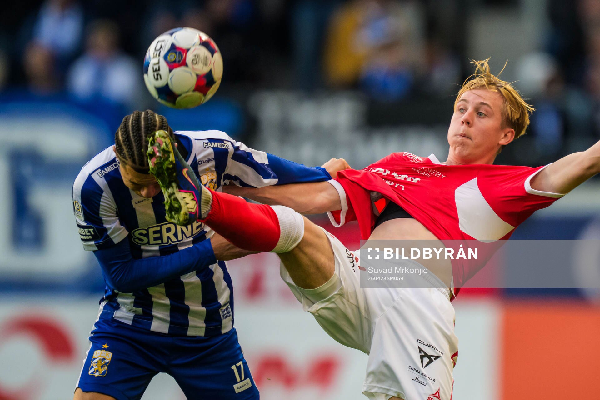 IFK Göteborgs Alexander Jallow och Kalmars Charlie
