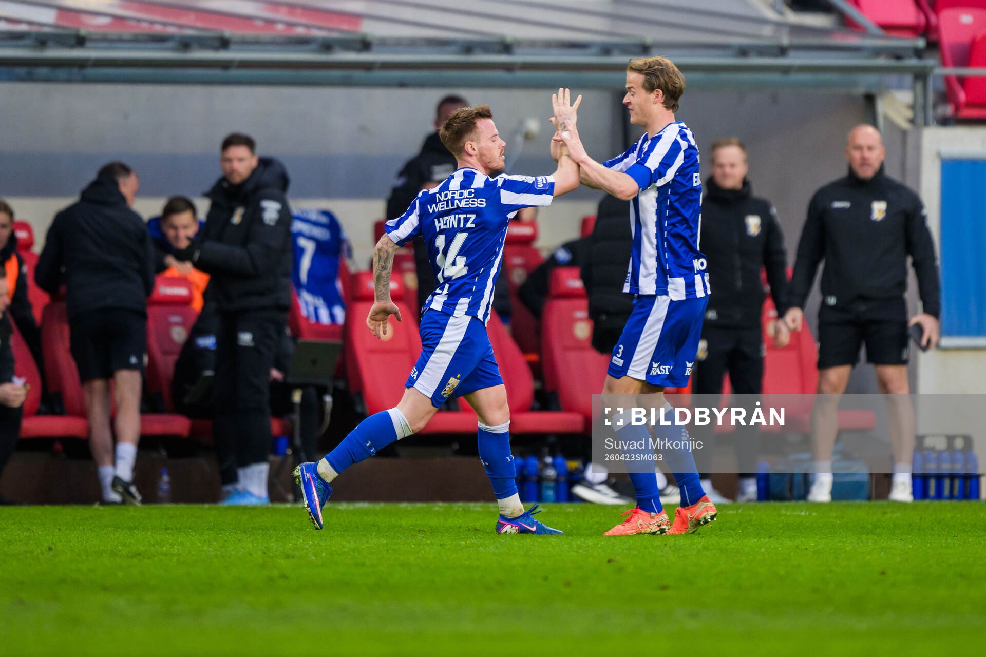 IFK Göteborgs Tobias Heintz jublar