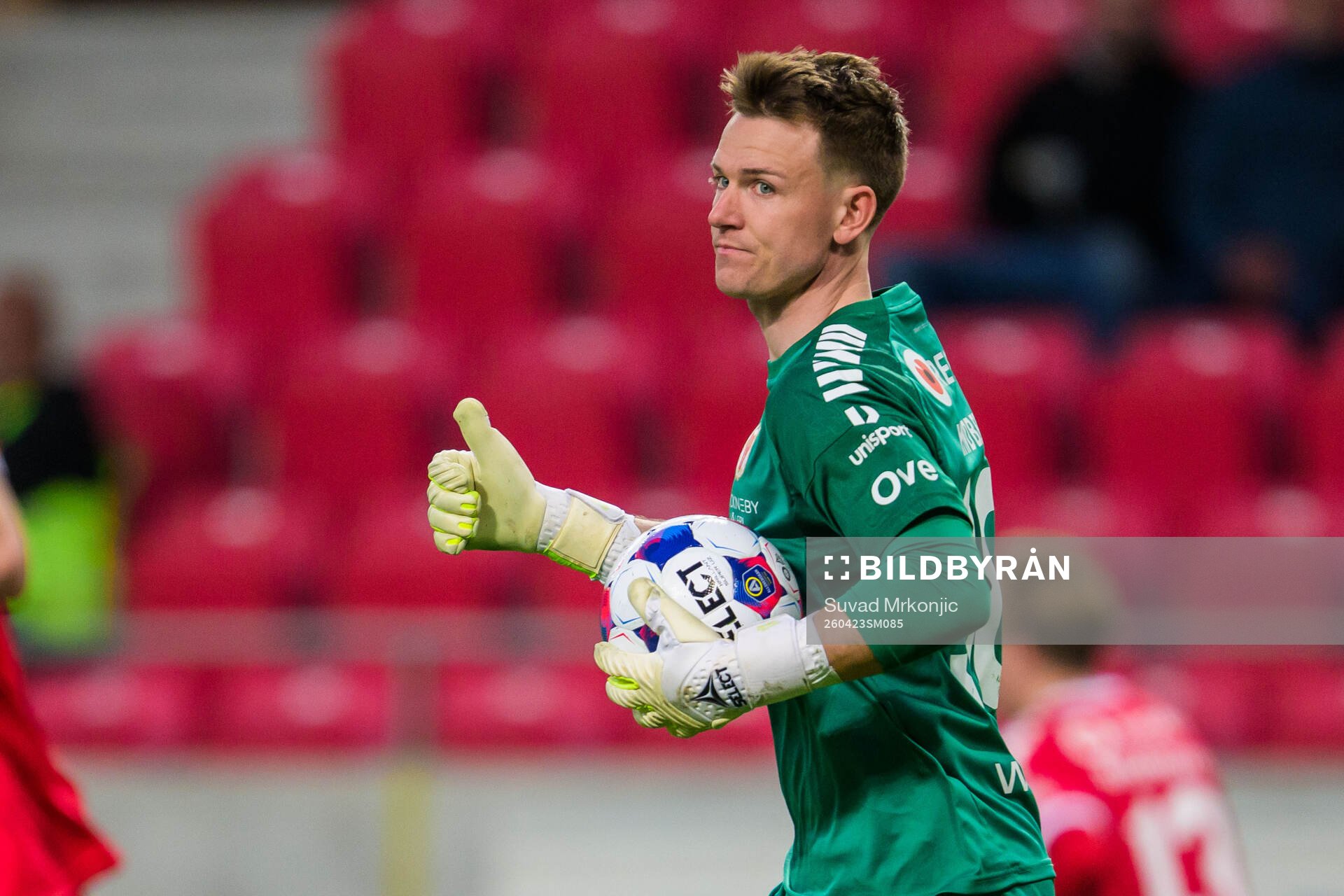 Kalmars målvakt Jakob Kindberg