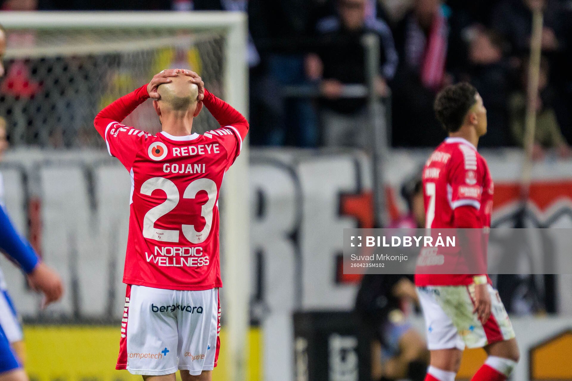Kalmars Robert Gojani reagerar