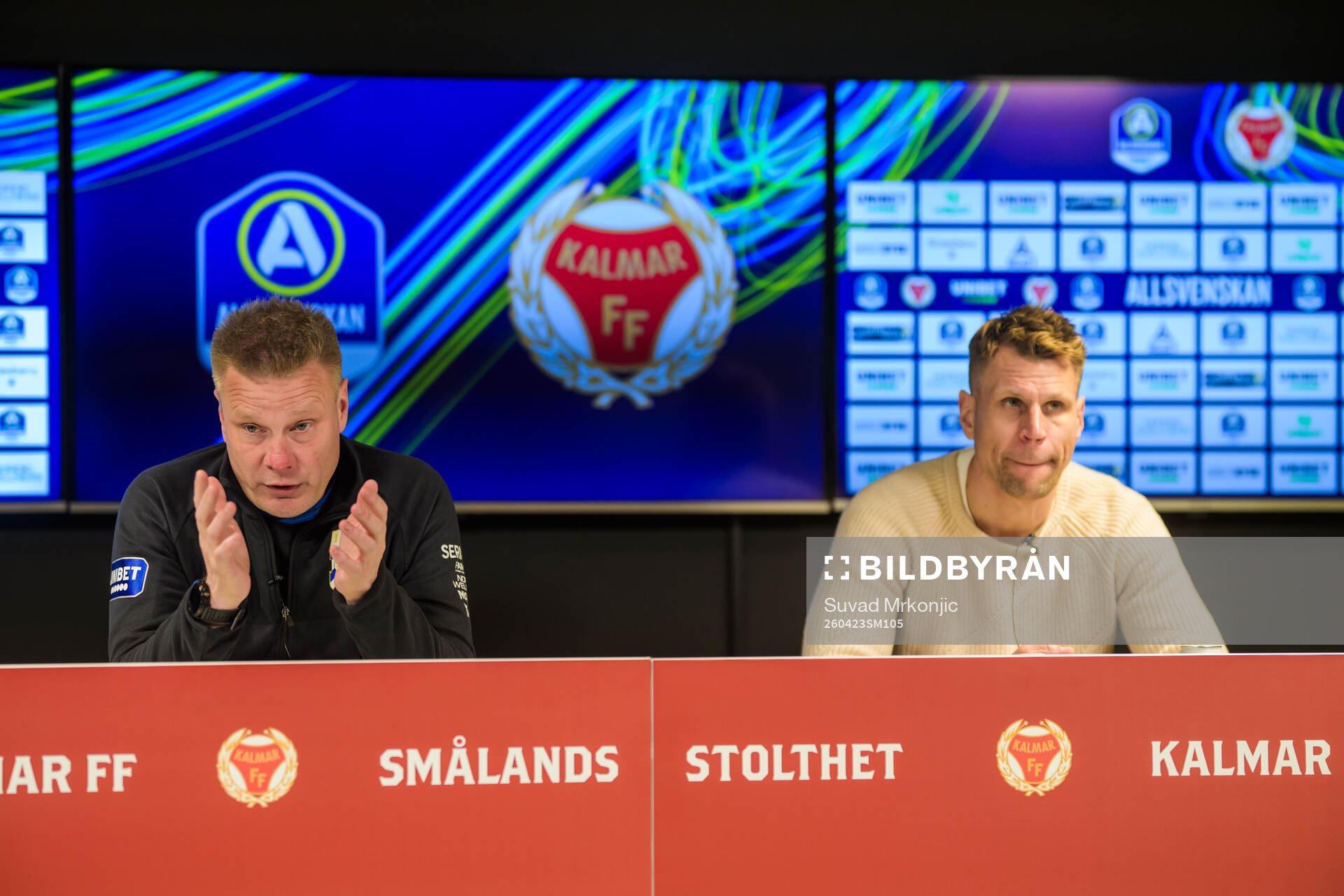 IFK Göteborgs tränare Stefan Billborn och Kalmars