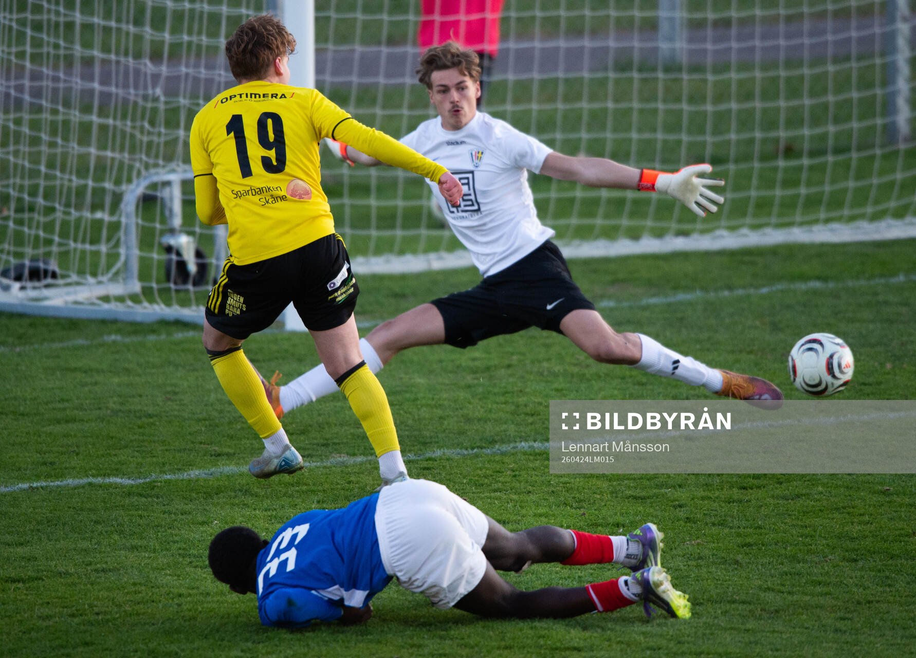 IFK Hässleholms Amir Ramanovski gör 1-1 bakom Balkans
