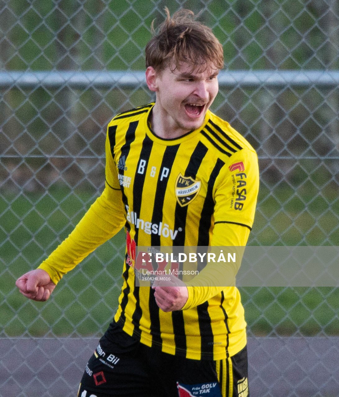 IFK Hässleholms Amir Ramanovski har gjort 1-1 bakom