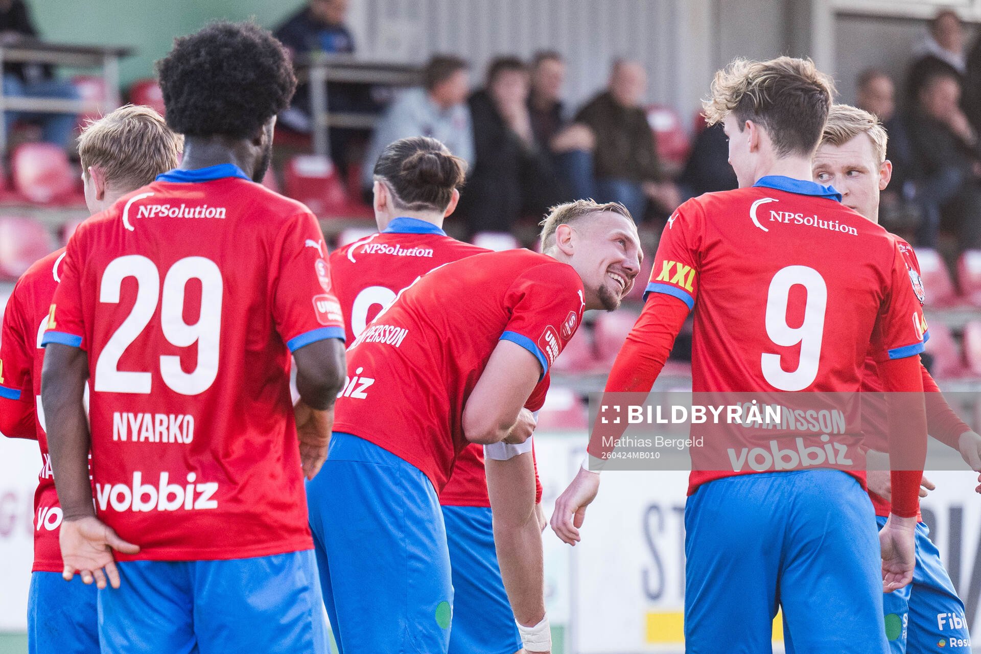 Helsingborgs Jakob Voelkerling Persson och Alexander
