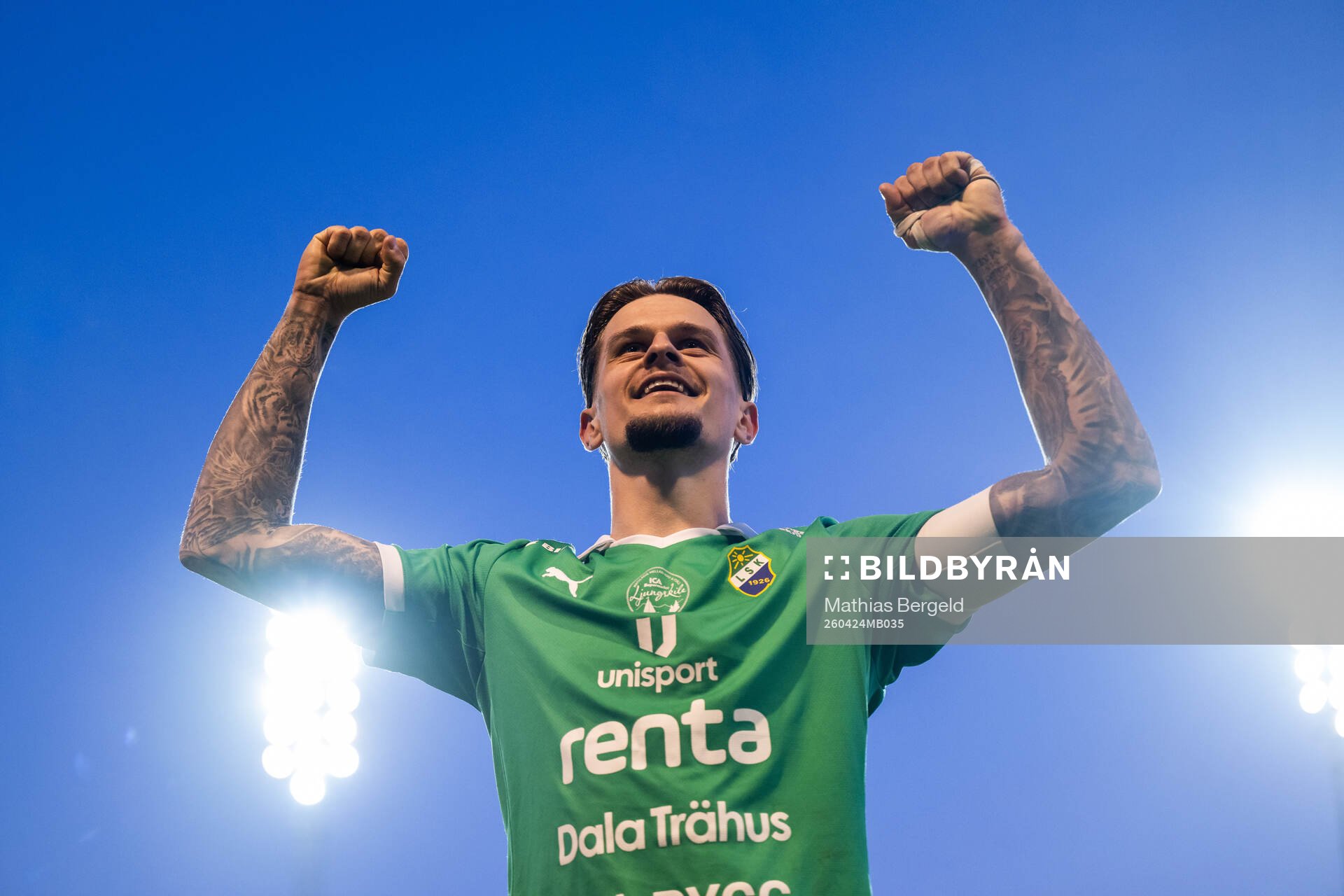 Ljungskiles Filip Ambroz jublar