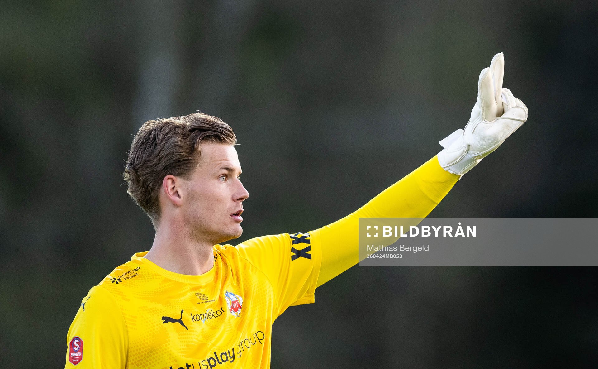 Helsingborgs målvakt Johan Brattberg