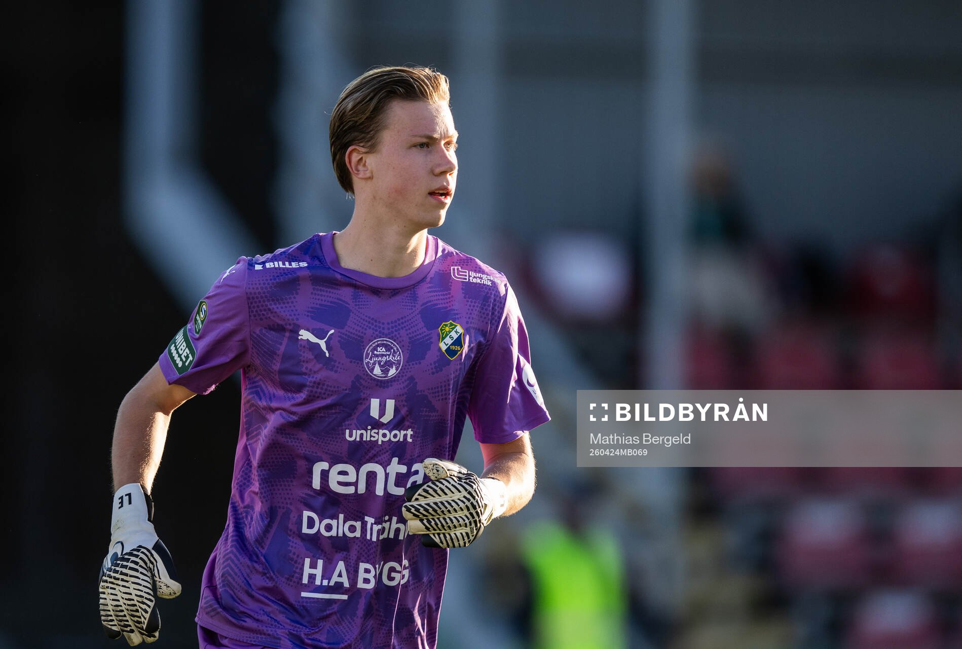 Ljungskiles målvakt Lukas Eriksson