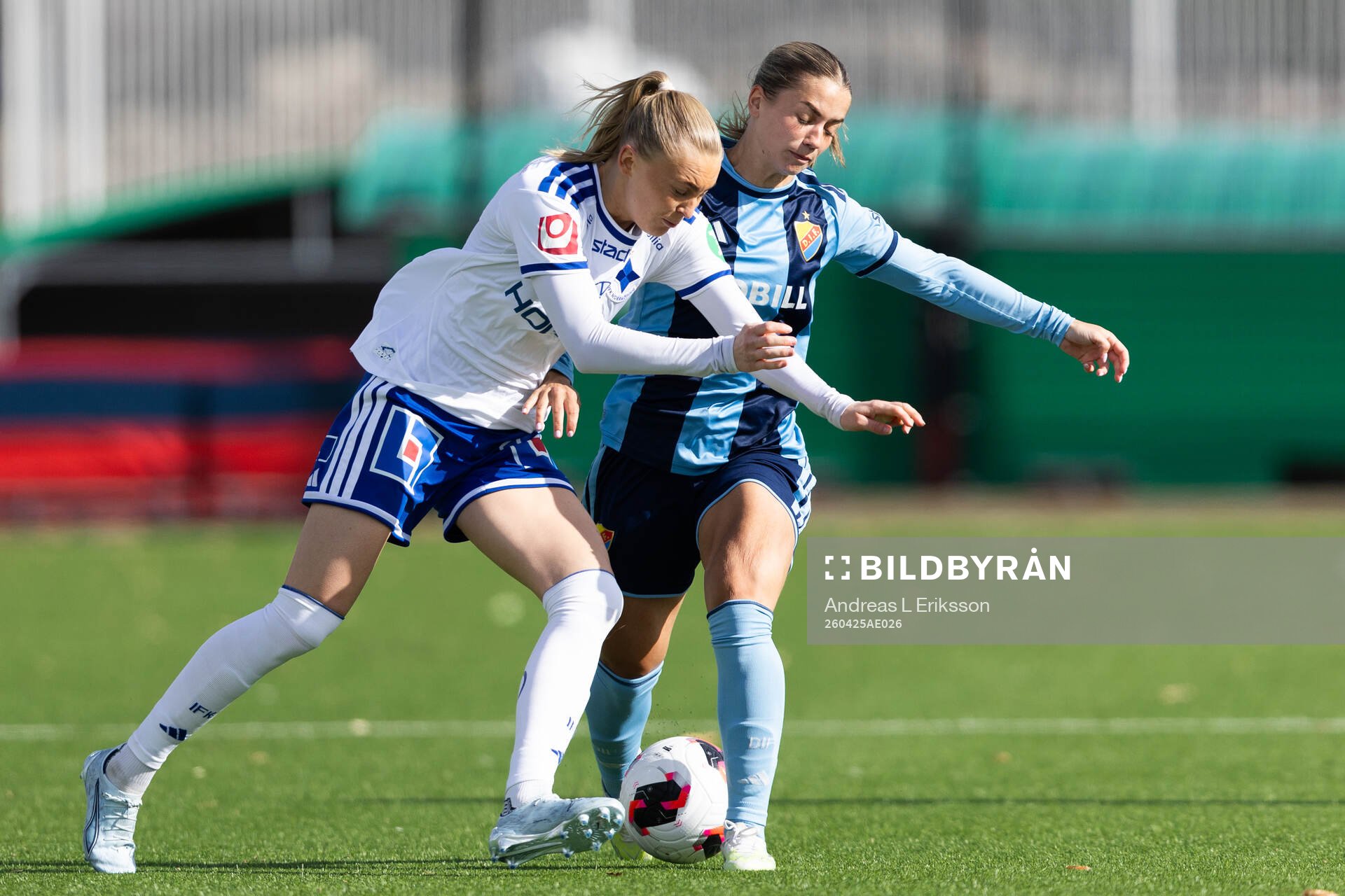 IFK Norrköpings Beatrice Persson och Djurgårdens Johanna