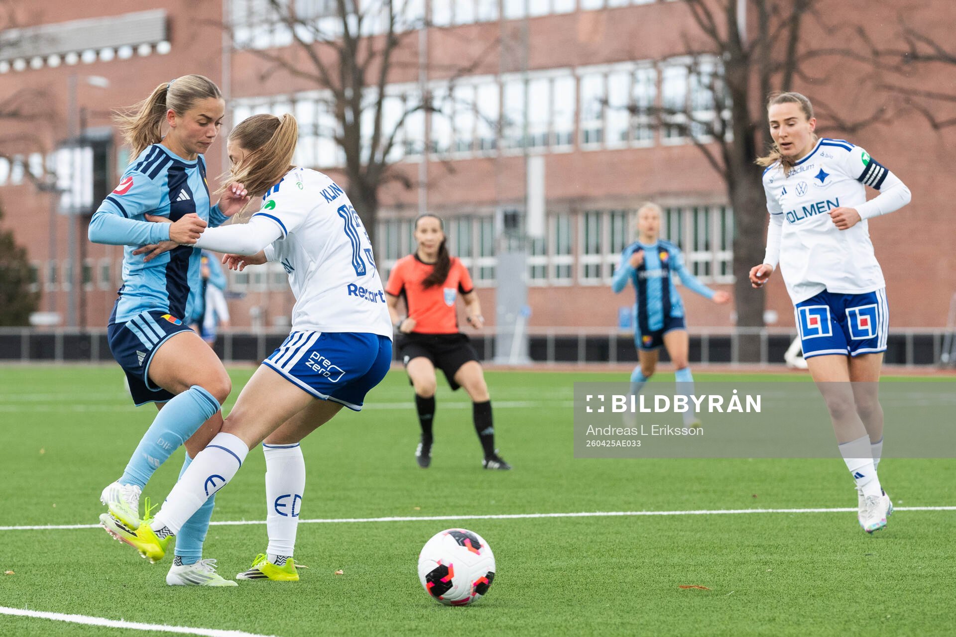 Djurgårdens Johanna Renmark mot IFK Norrköpings Paula