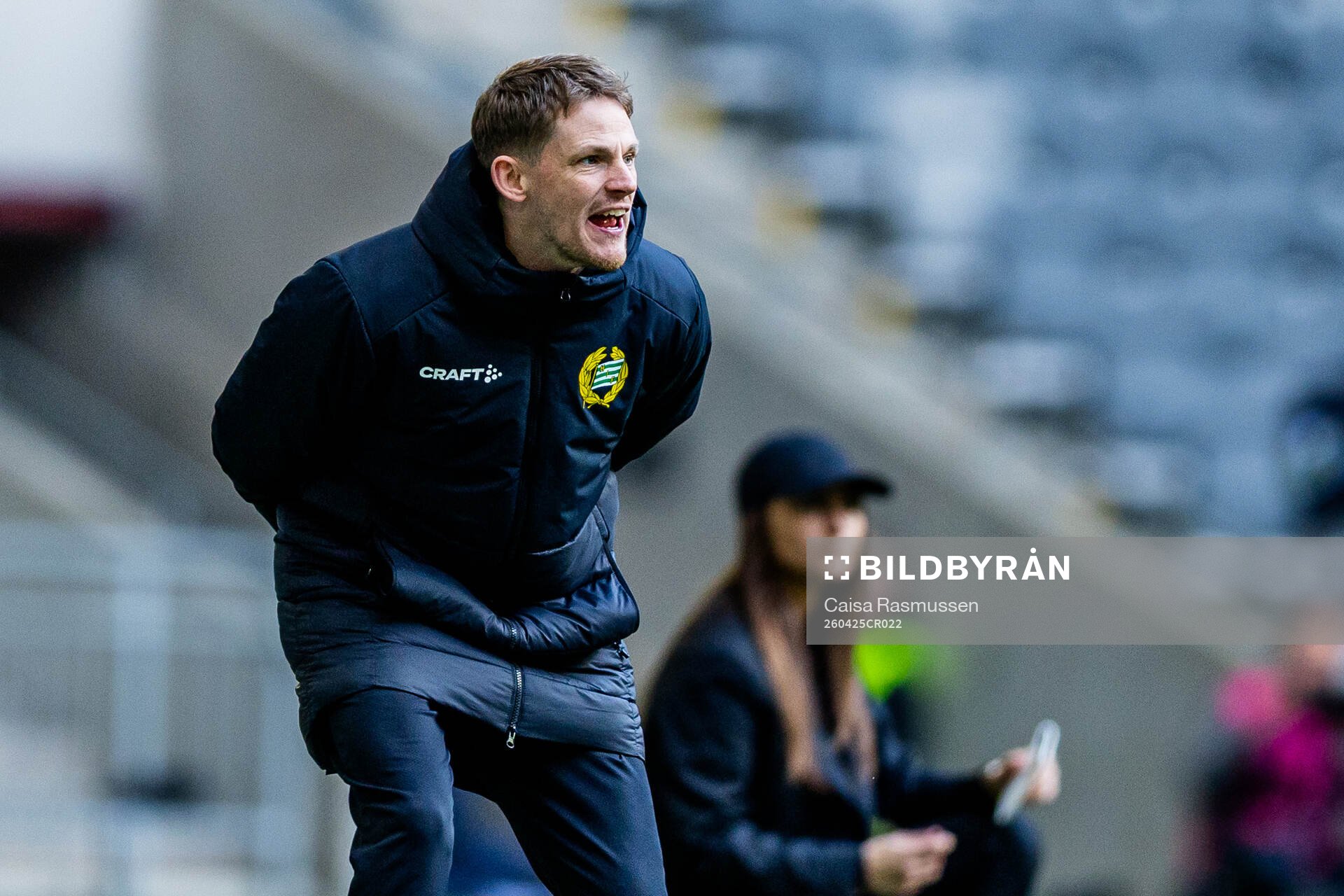 Coach William Strömberg of Hammarby