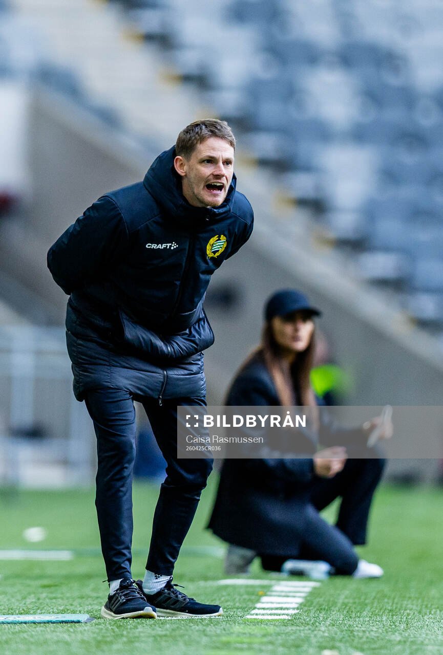 Coach William Strömberg of Hammarby