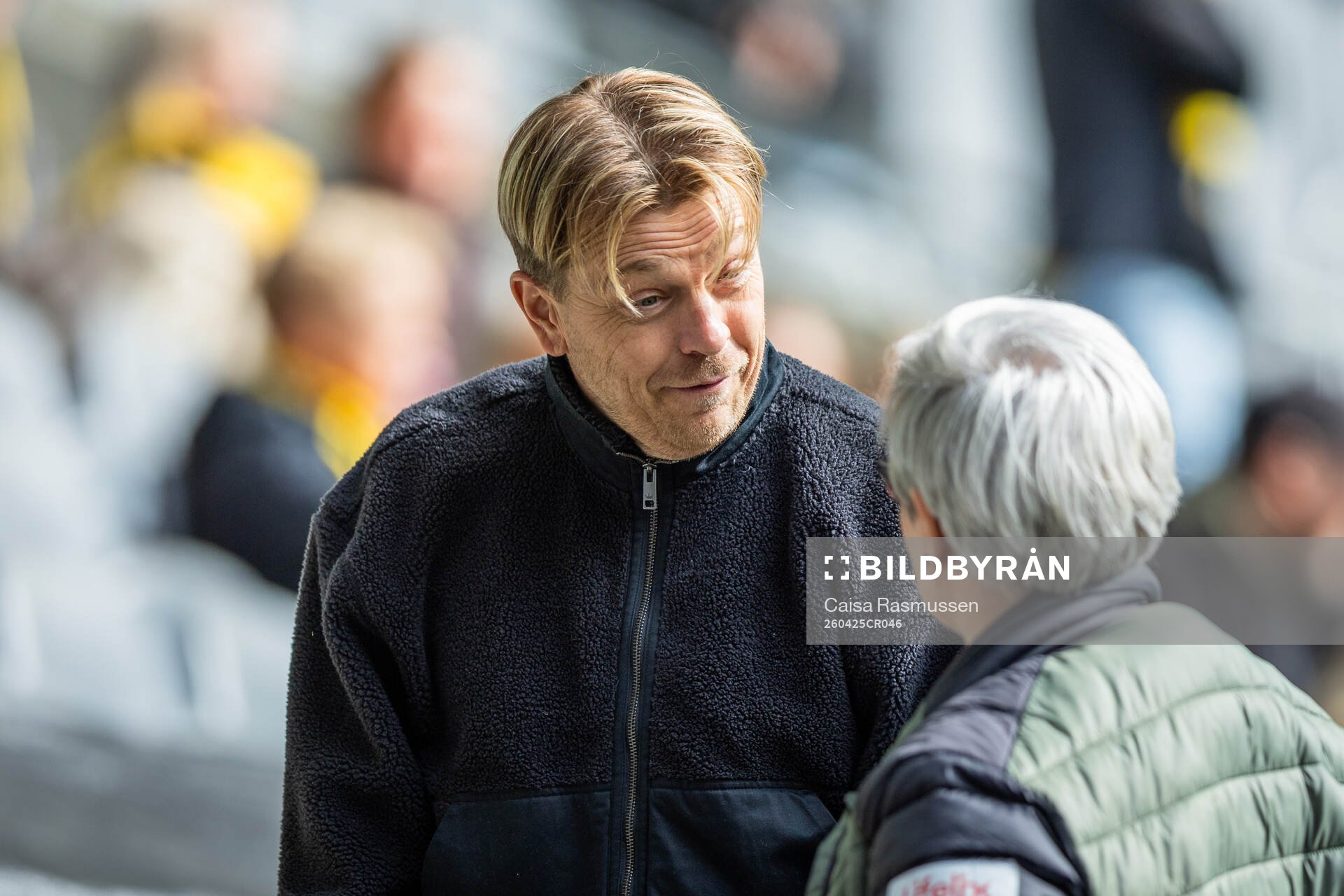 Tony Gustavsson of Sweden in the audience