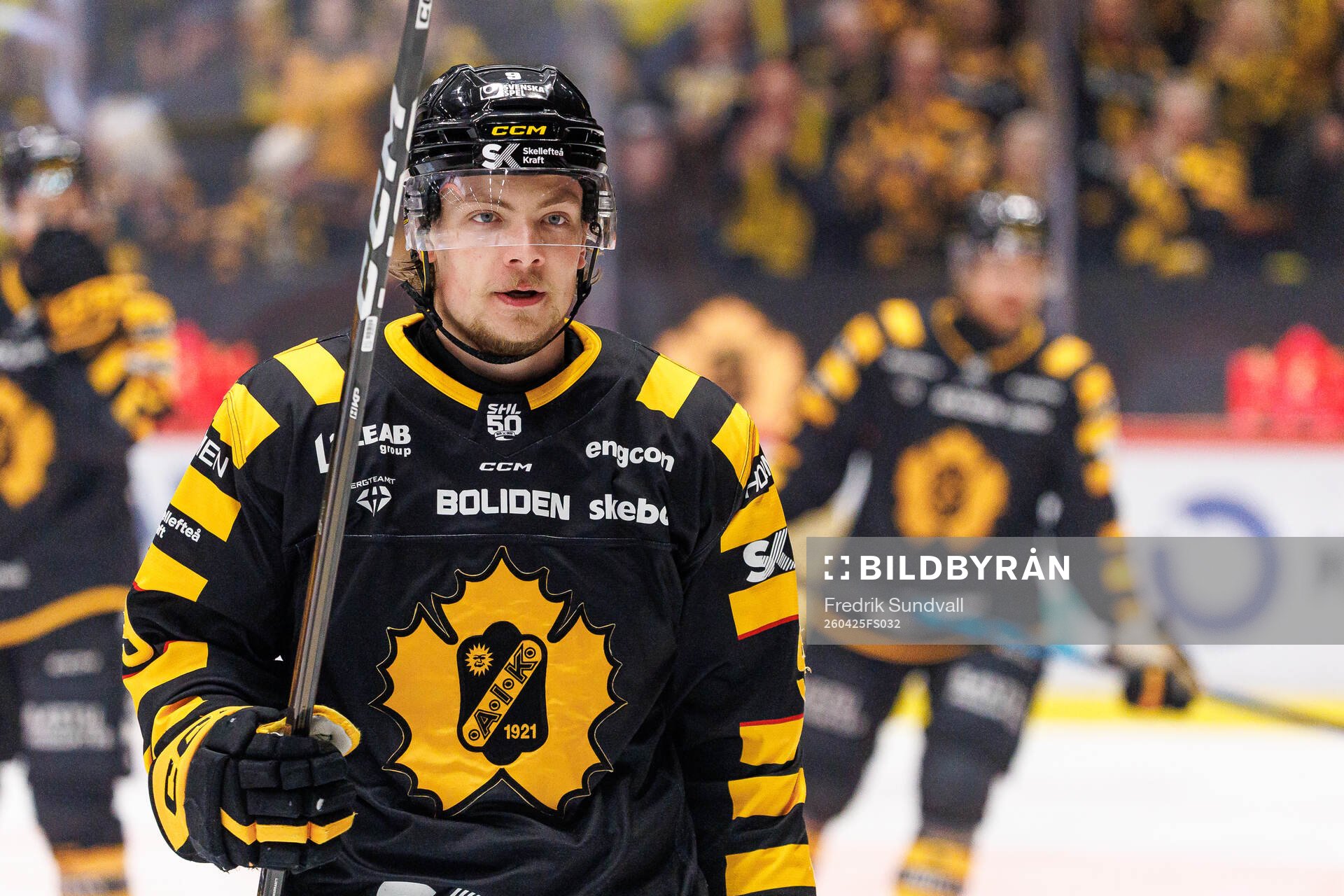 Skellefteås Victor Stjernborg jublar