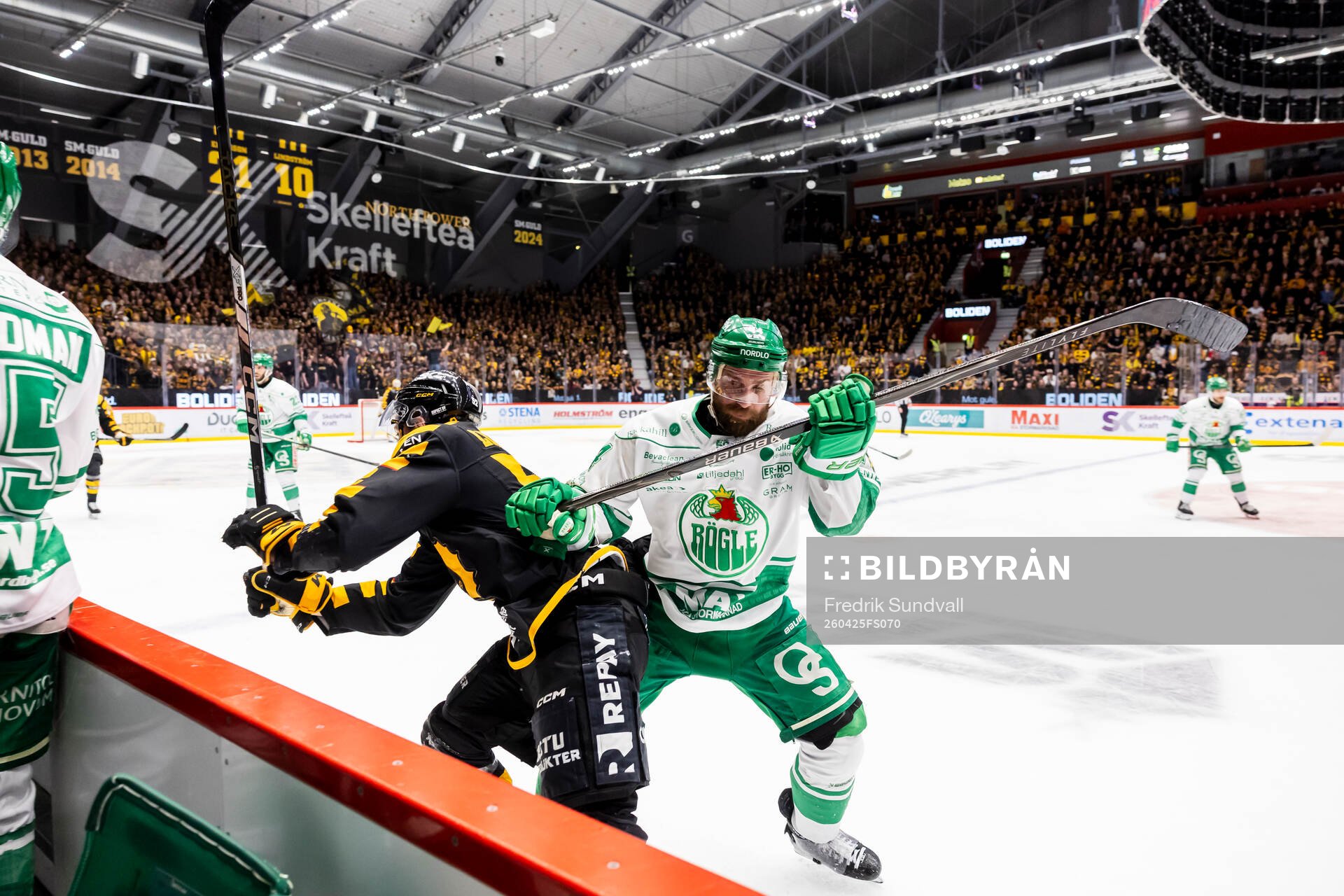 Rögles Calvin De Haan och Skellefteås Arvid Lundberg