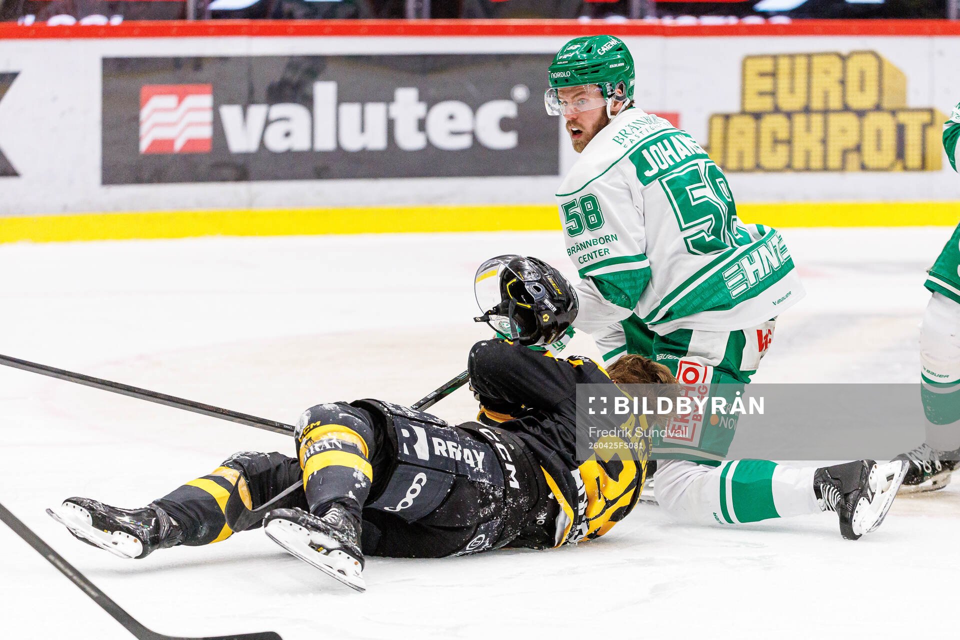 Skellefteås Mikkel Aagaard och Rögles Filip Johansson