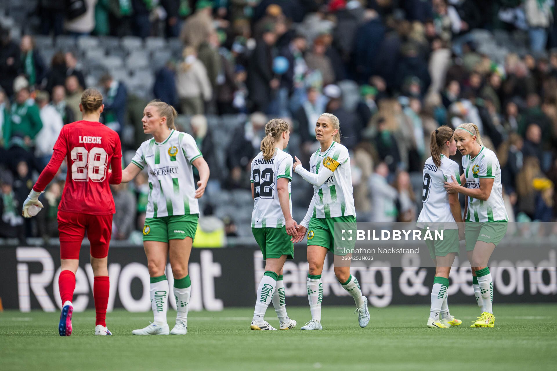 Players of Hammarby look dejected