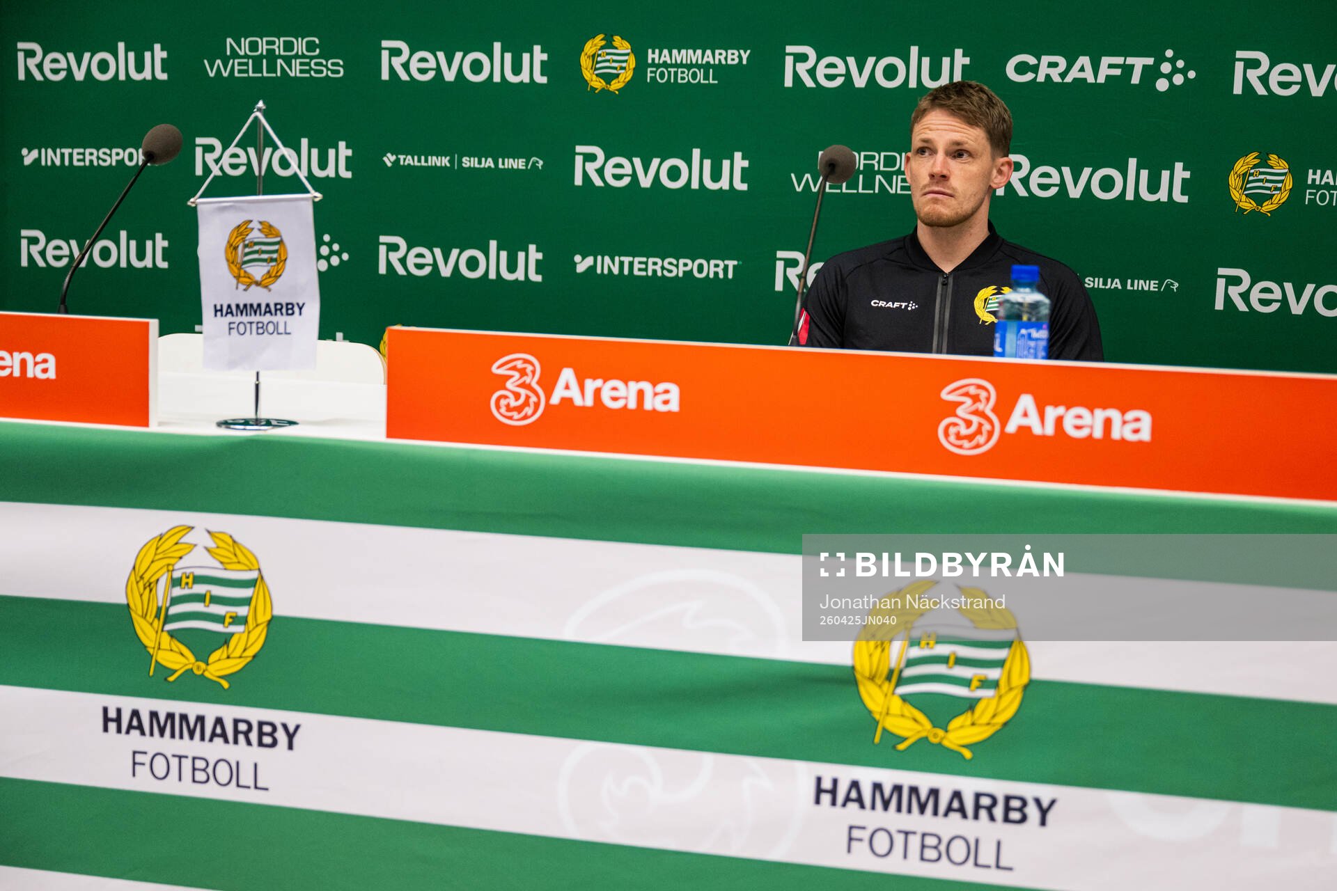 Coach William Strömberg of Hammarby