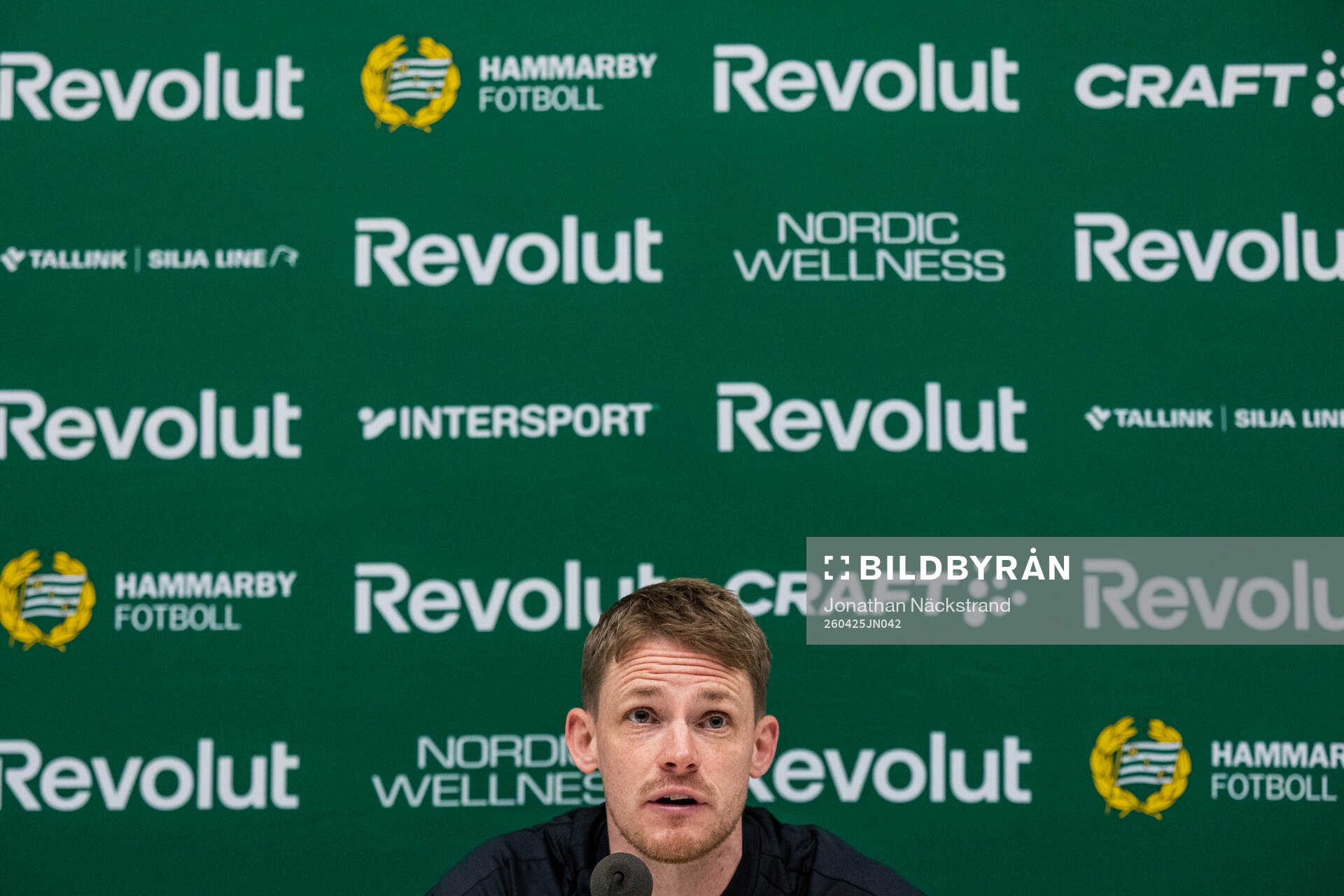 Coach William Strömberg of Hammarby