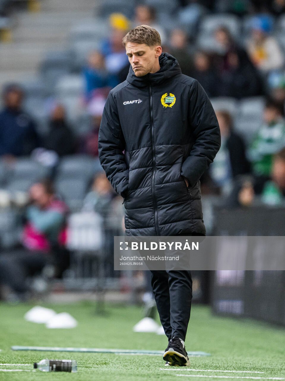 Coach William Strömberg of Hammarby