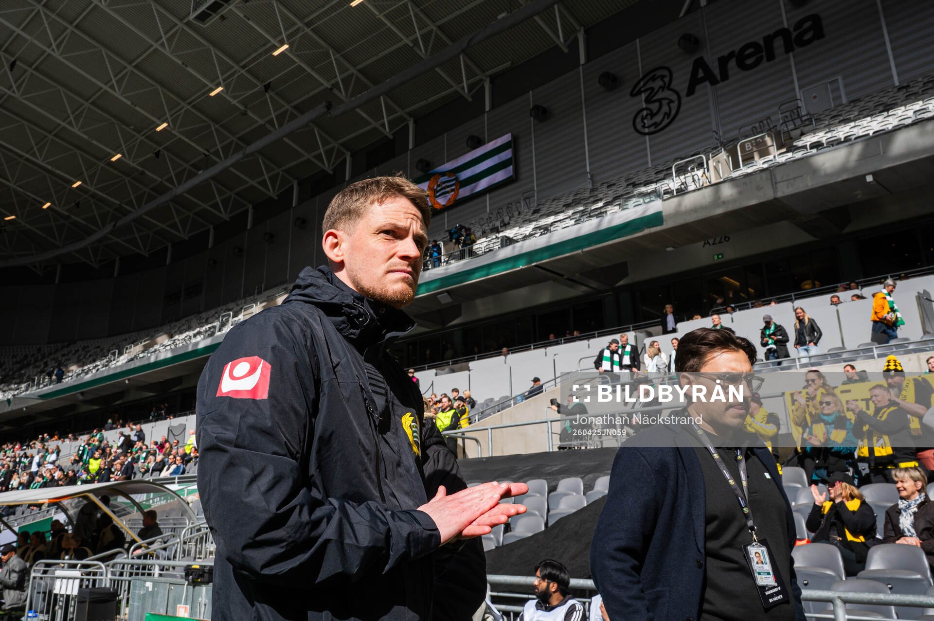 Coach William Strömberg of Hammarby
