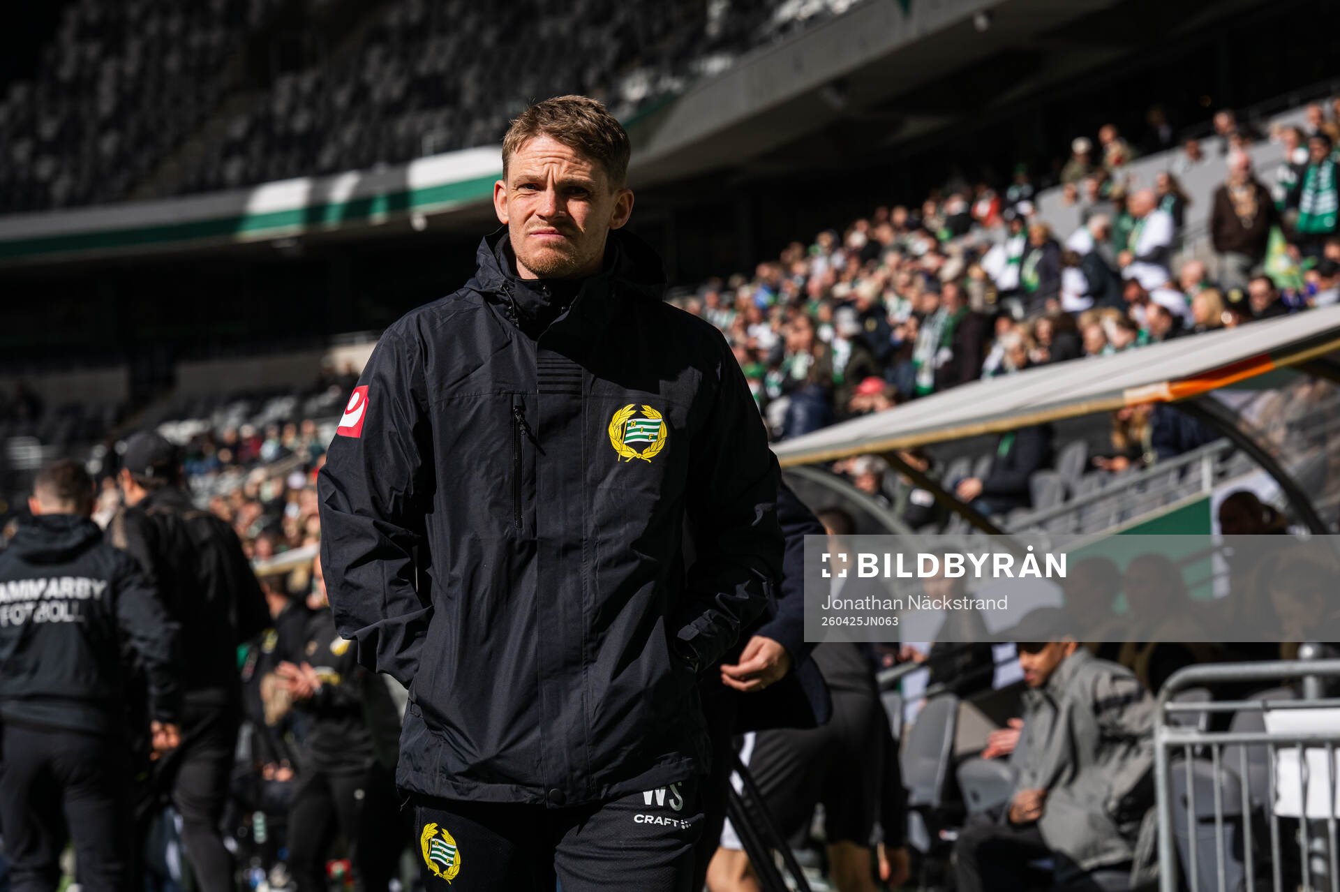 Coach William Strömberg of Hammarby