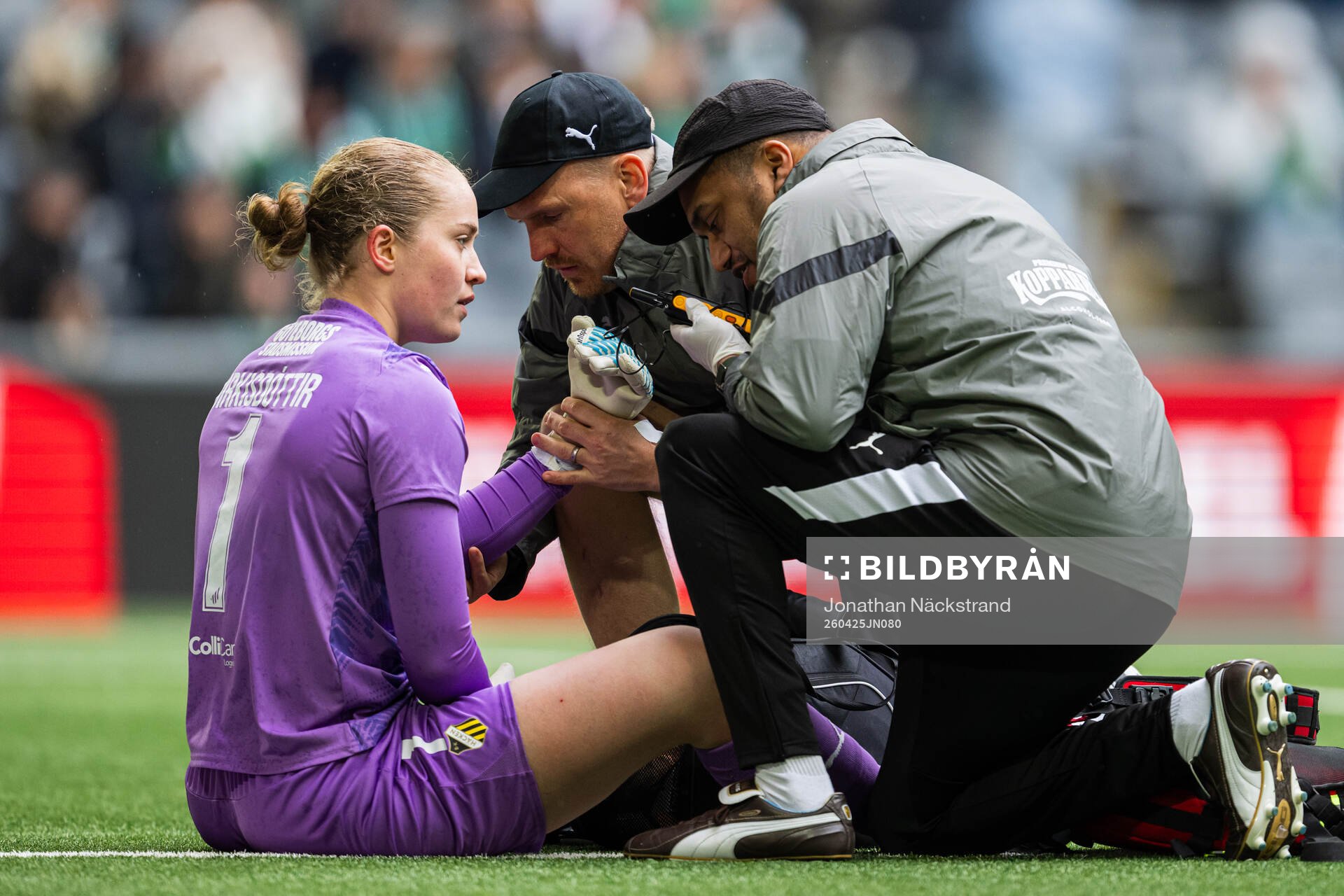 Goalkeeper Fanney Birkisdottir of Häcken