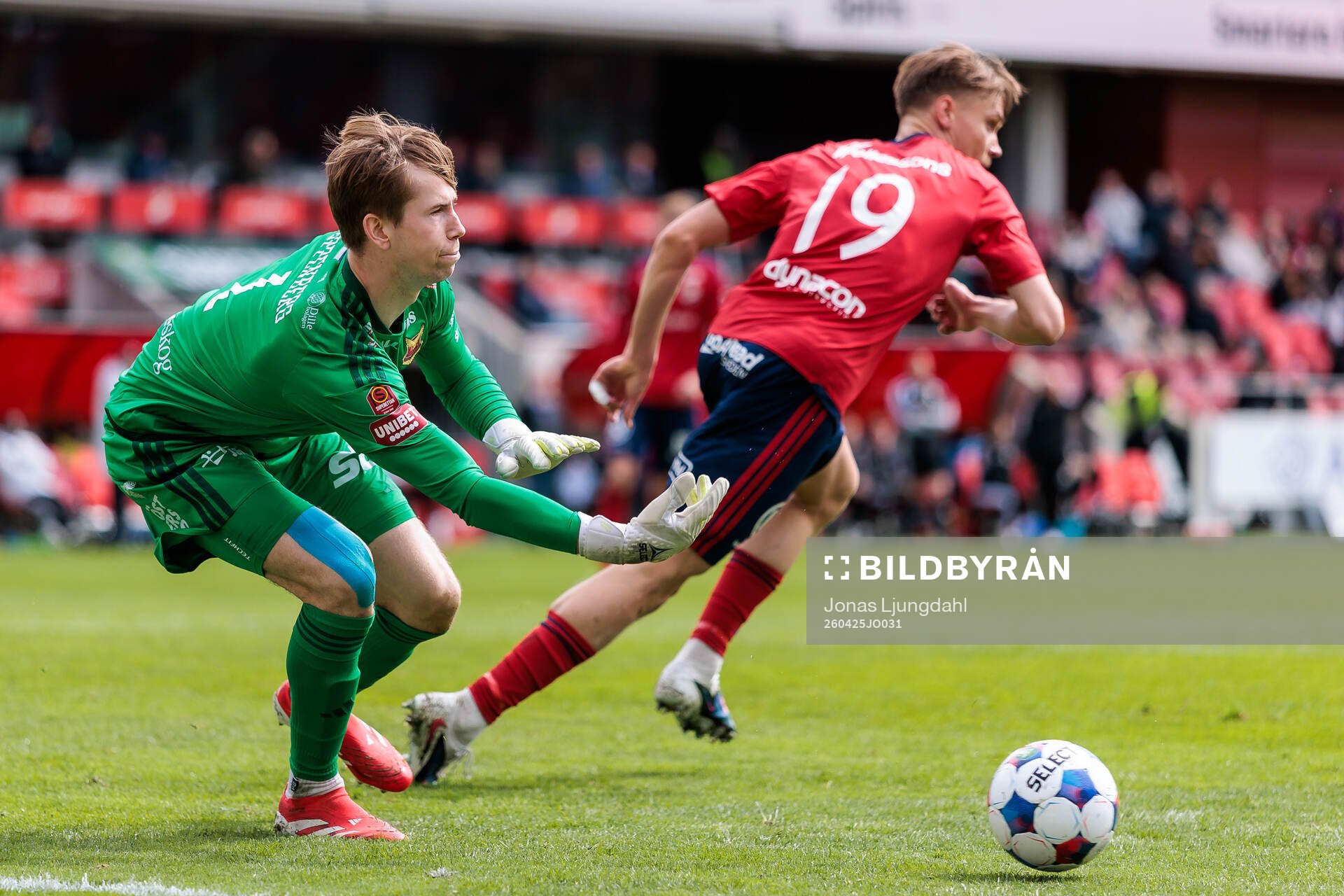 Östersunds målvakt Melker Uppenberg