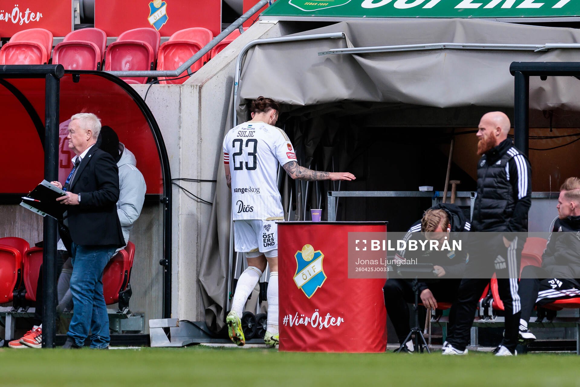 Östersunds Ali Suljic deppar