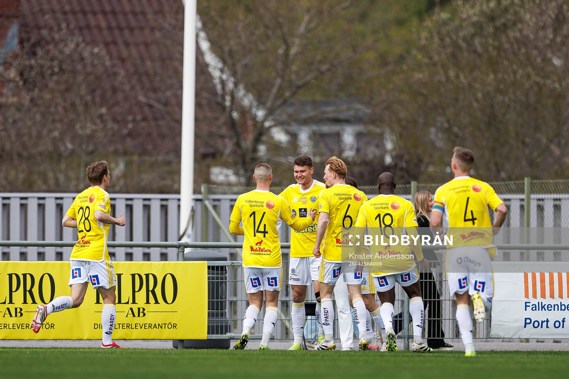 Falkenbergs Albin Andersson jublar