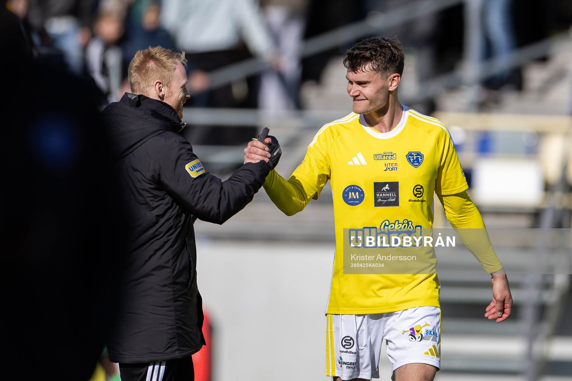 Falkenbergs Albin Andersson jublar
