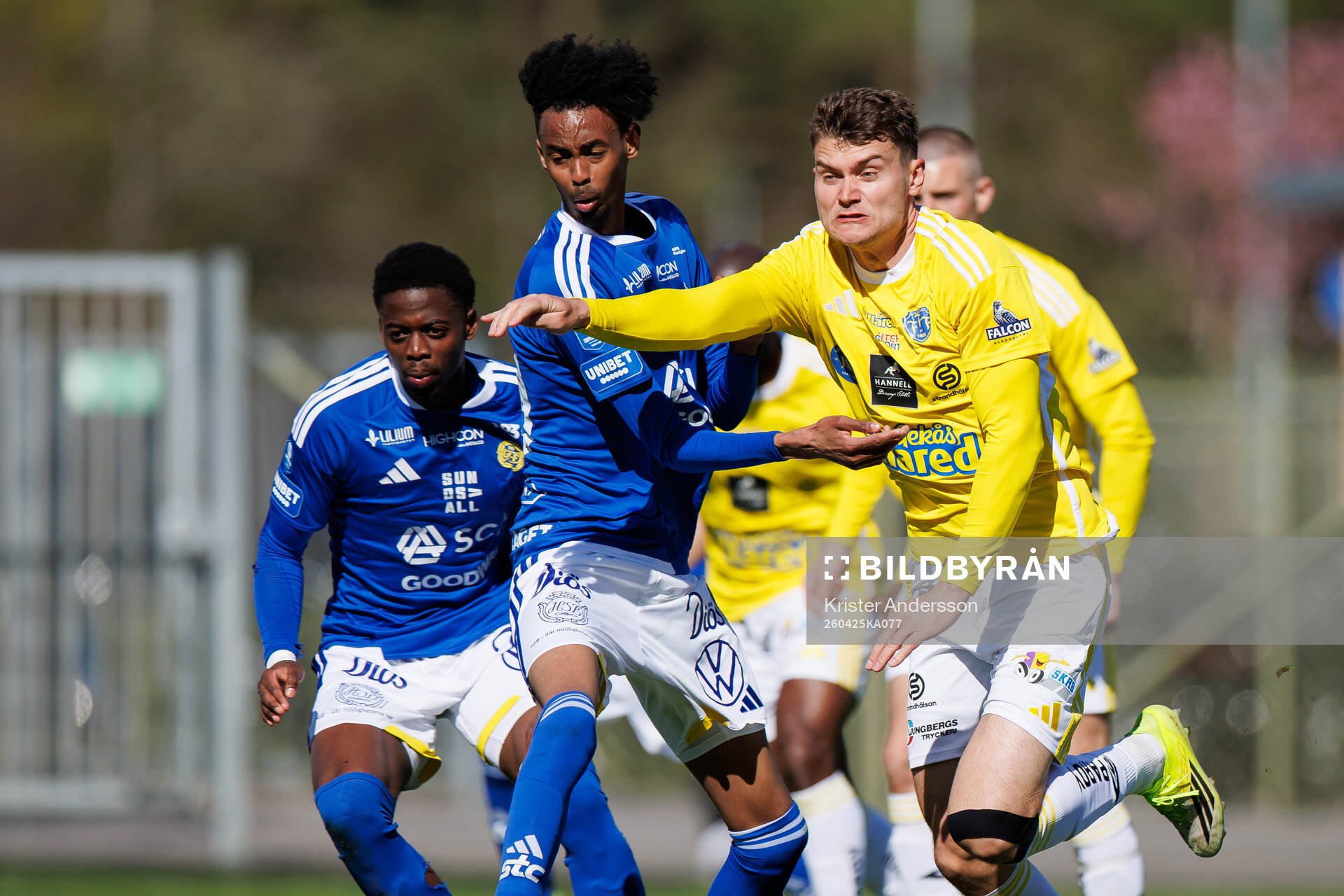 GIF Sundsvalls Yacqub Finey och Falkenbergs Albin Andersson