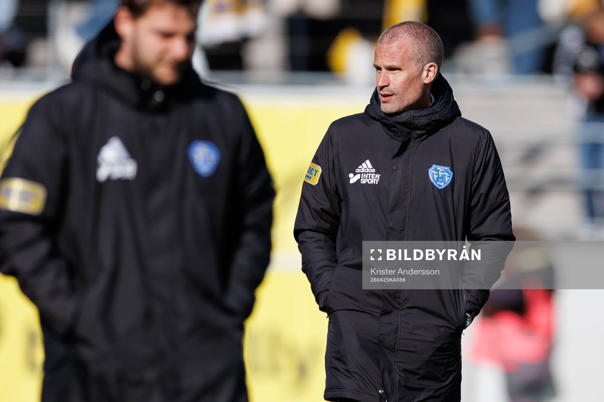Falkenbergs tränare Christoffer Andersson