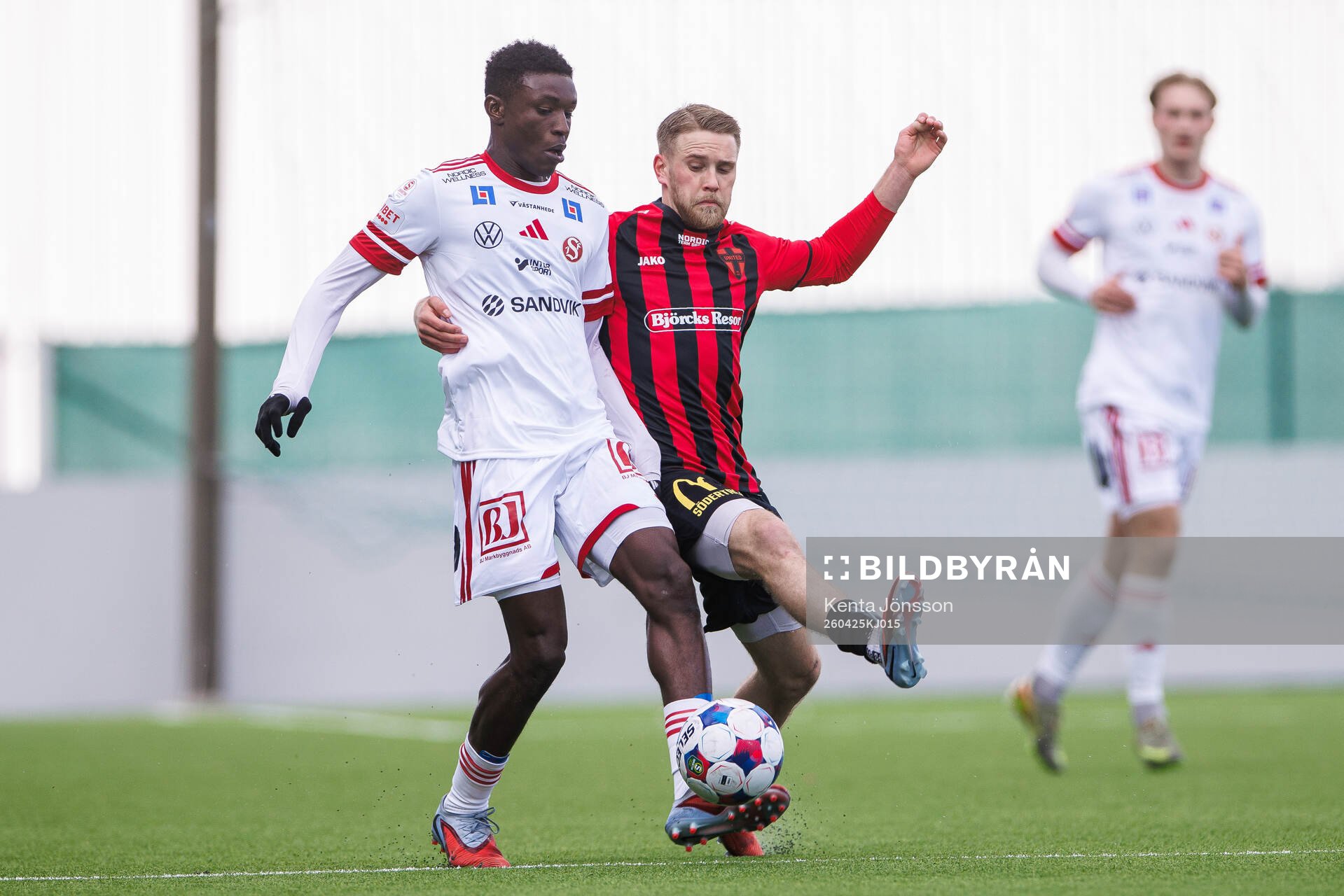Sandvikens IFs Valassina Solo Diomande och Nordic United
