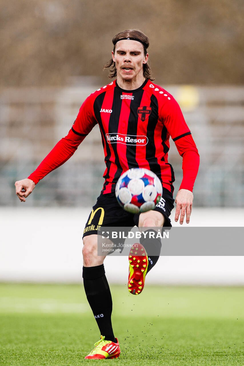 Nordic United FCs Elias Andersson