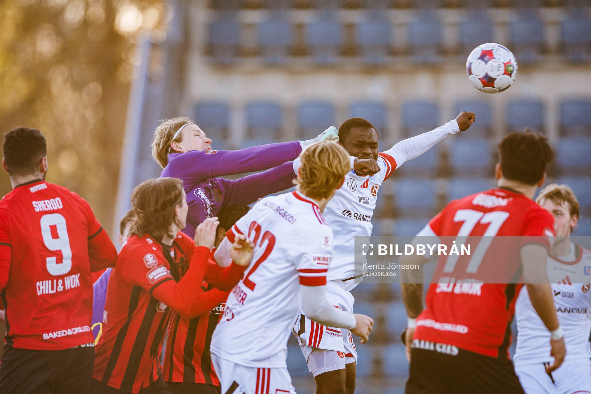 Nordic United FCs målvakt William Eskelinen