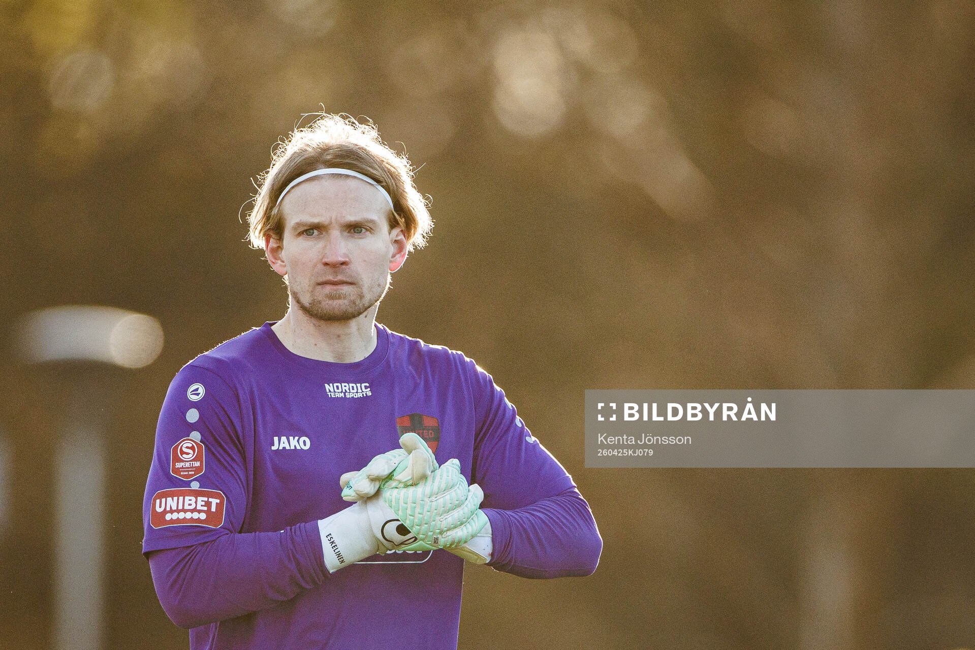 Nordic United FCs målvakt William Eskelinen