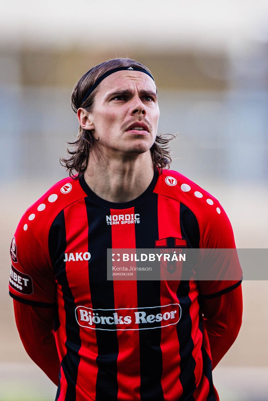 Nordic United FCs Elias Andersson