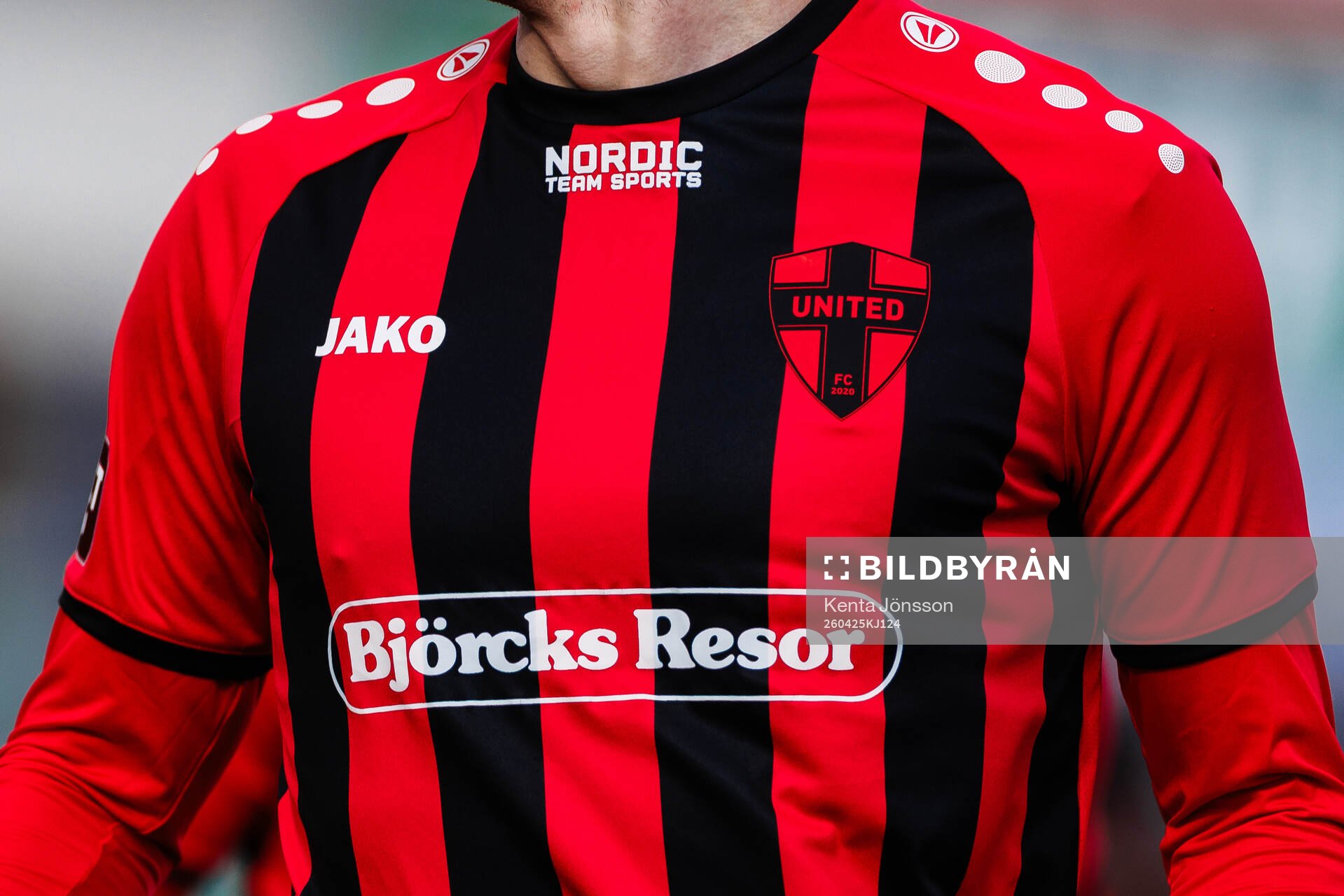 Nordic United FCs matchtröja