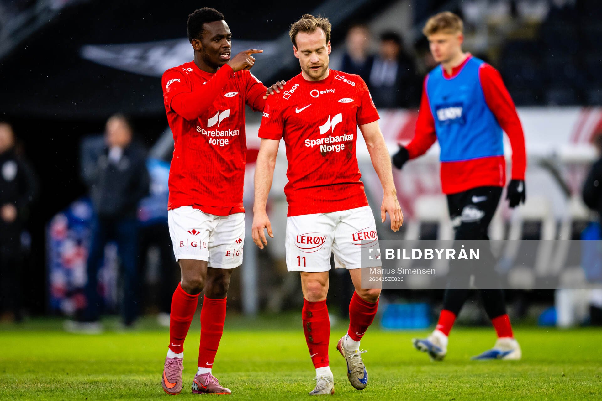 Rabbi Matondo and Bård Finne of Brann