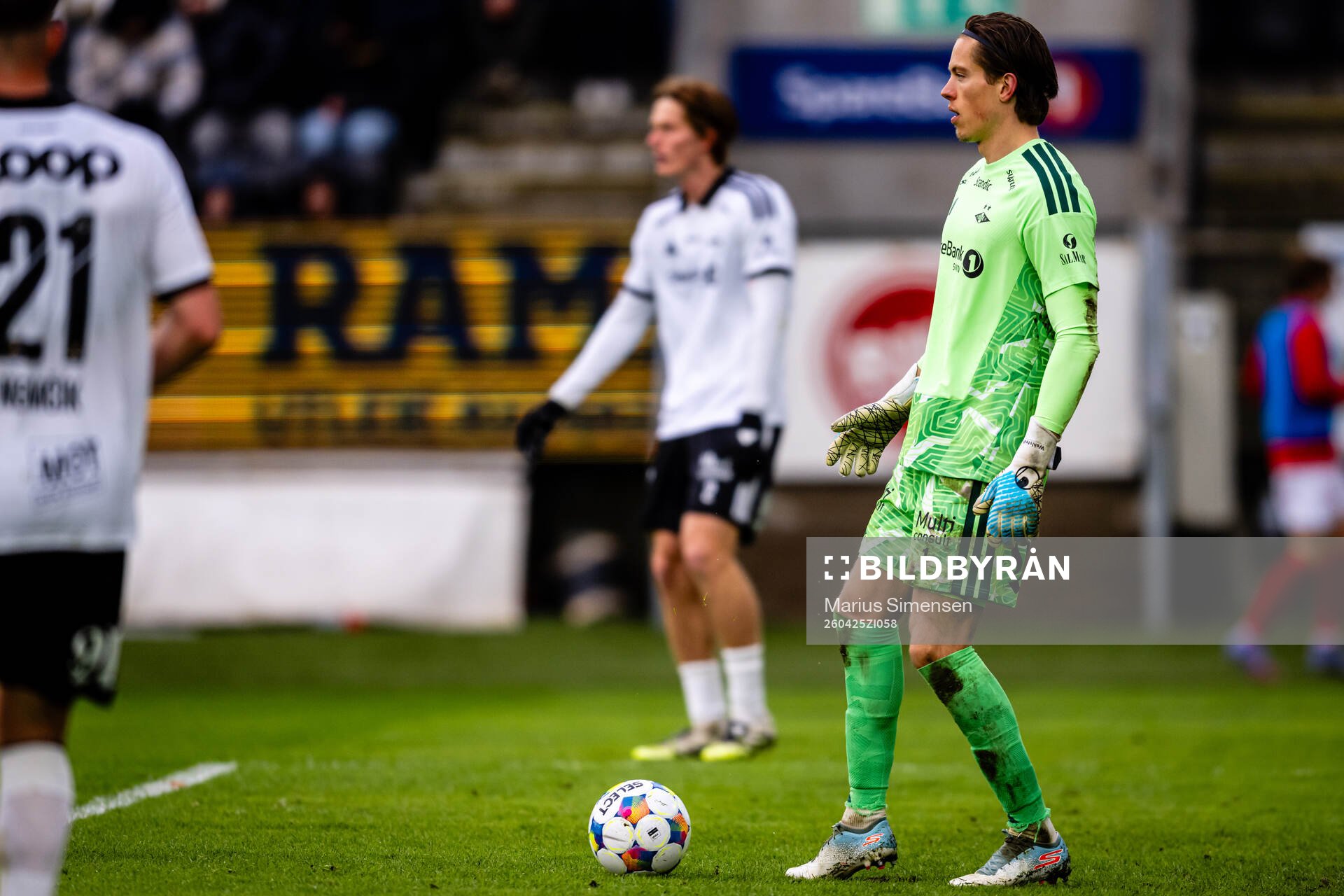 Goalkeeper Leopold Wahlstedt of Rosenborg