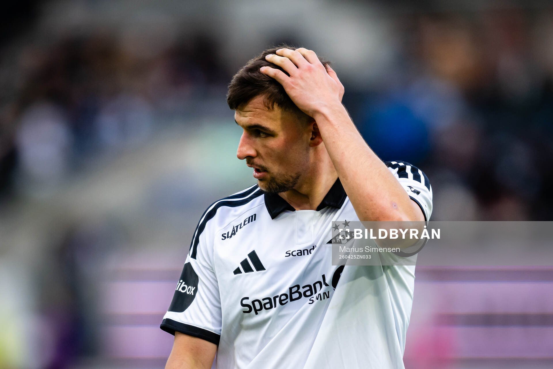 Tomas Nemcik of Rosenborg looks dejected